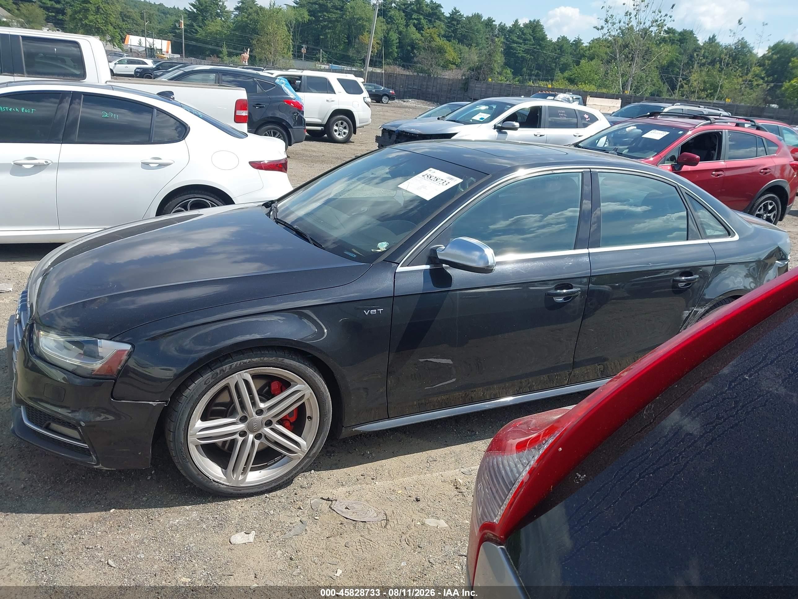 2014 Audi S4 3.0t Premium Plus Black vin: WAUBGAFL0EA031517