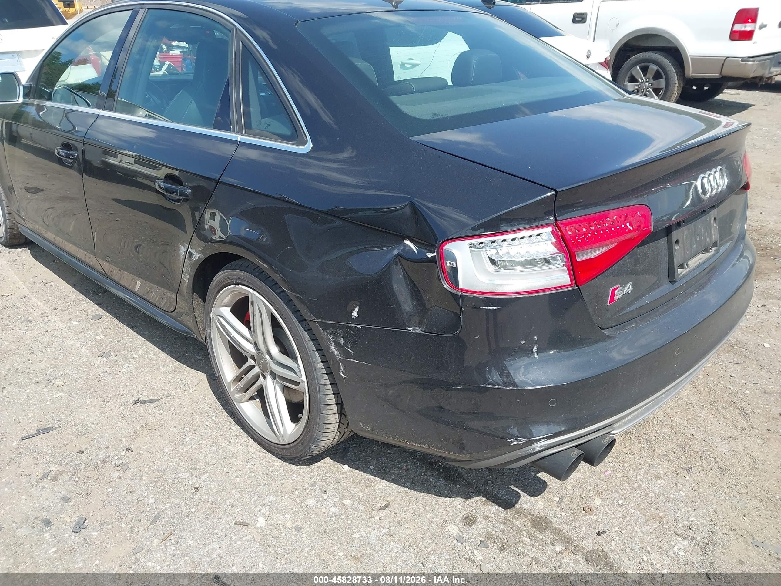 2014 Audi S4 3.0t Premium Plus Black vin: WAUBGAFL0EA031517