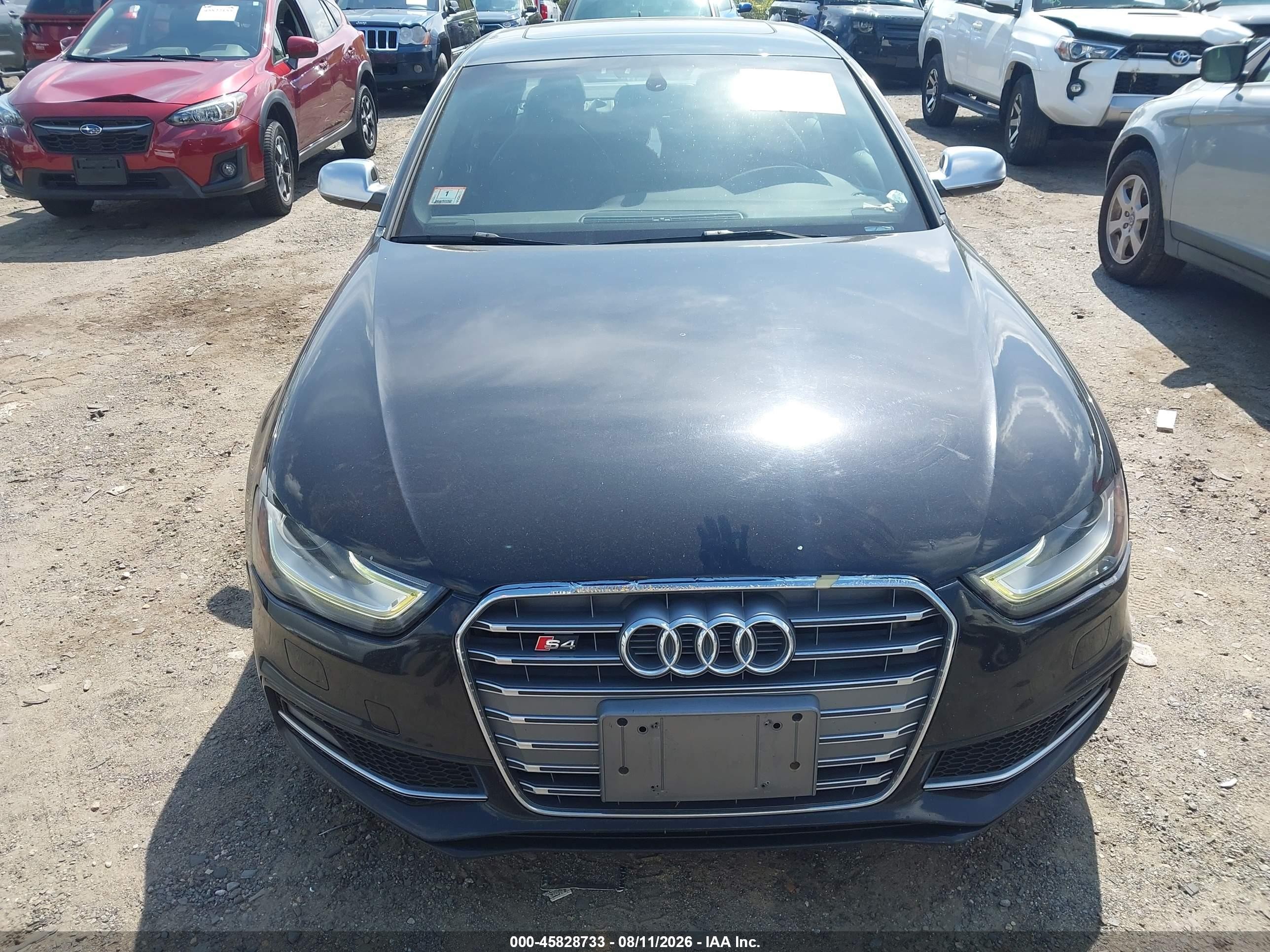 2014 Audi S4 3.0t Premium Plus Black vin: WAUBGAFL0EA031517