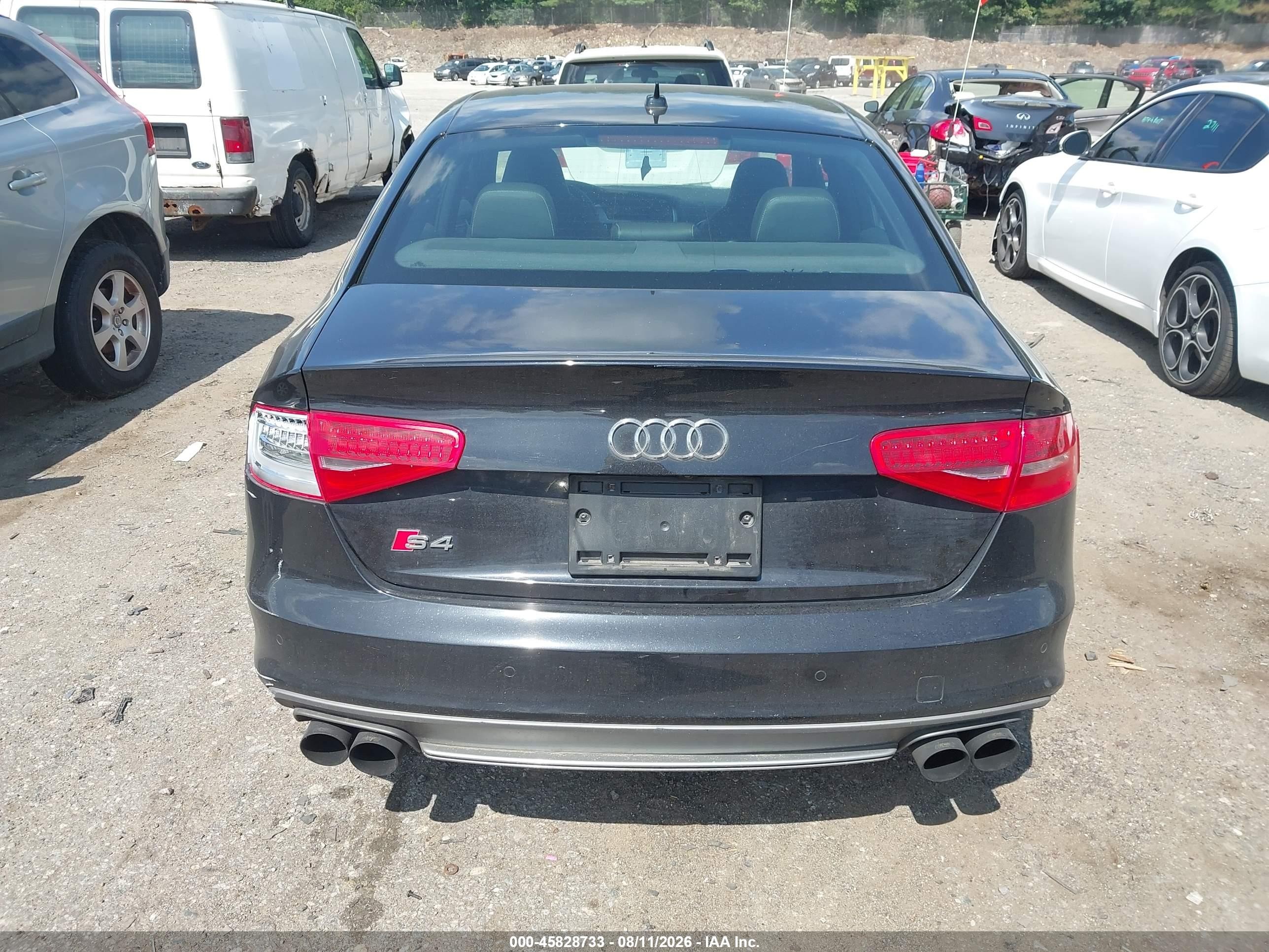 2014 Audi S4 3.0t Premium Plus Black vin: WAUBGAFL0EA031517