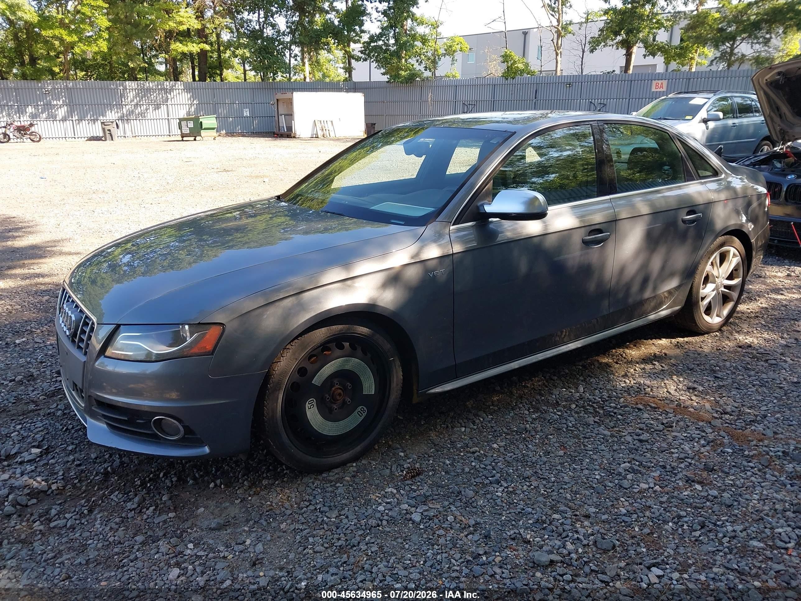 2012 Audi S4 Premium Plus Gray vin: WAUBGAFL1CA081176