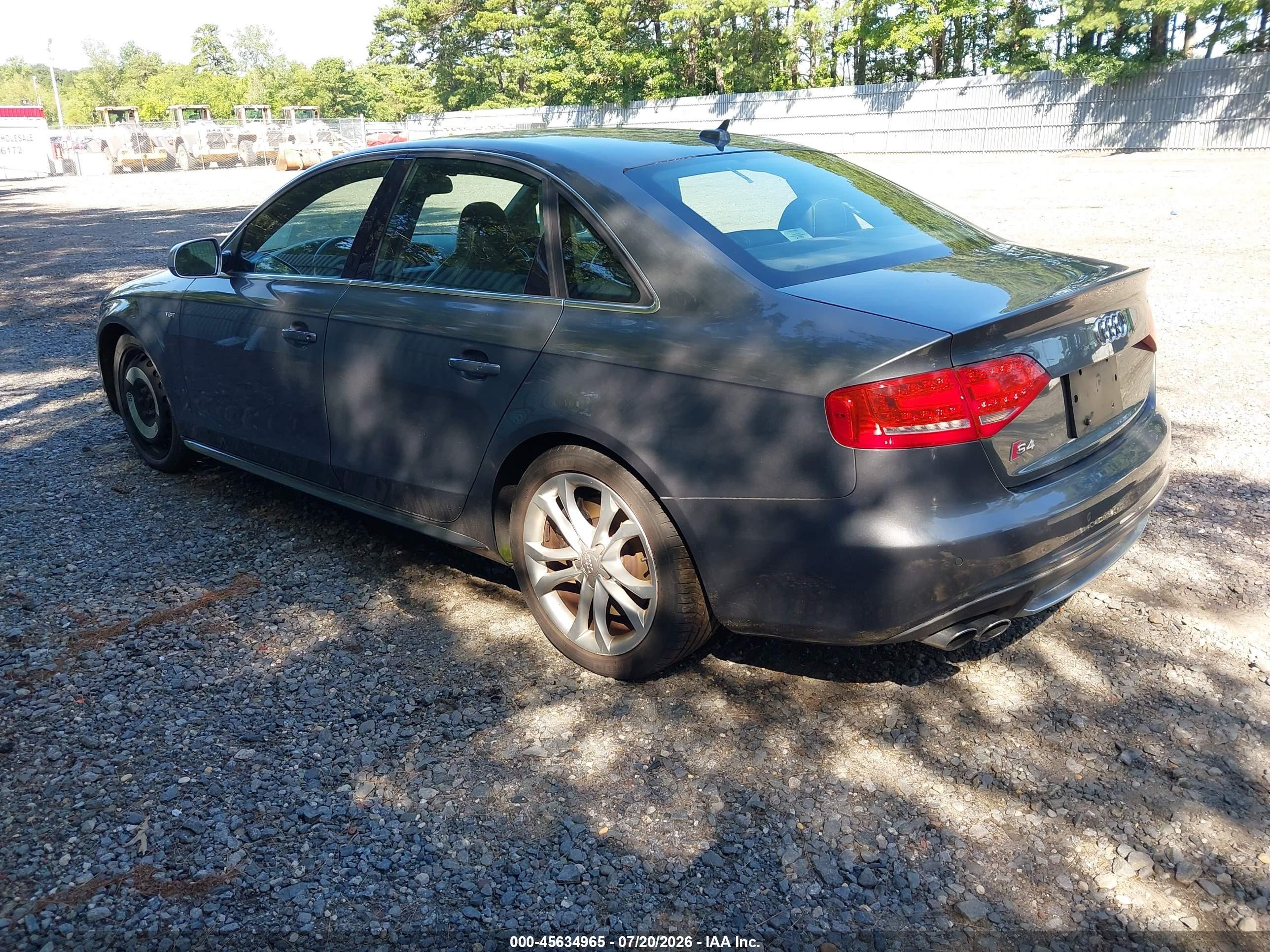2012 Audi S4 Premium Plus Gray vin: WAUBGAFL1CA081176