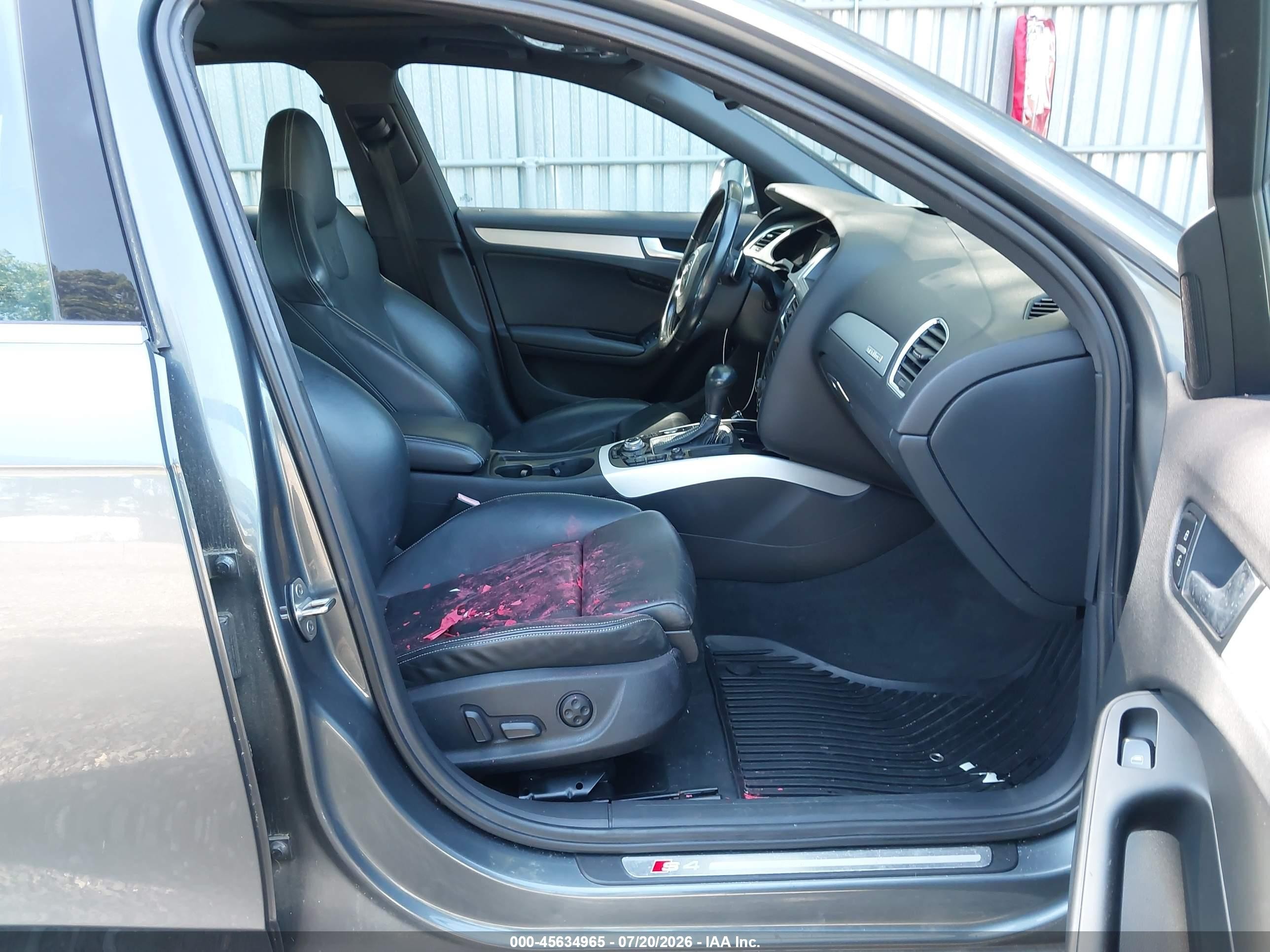 2012 Audi S4 Premium Plus Gray vin: WAUBGAFL1CA081176