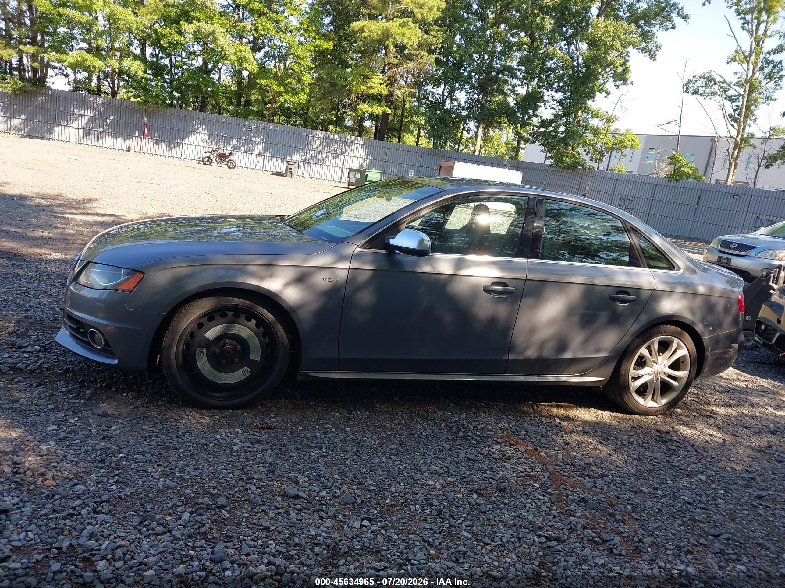 2012 Audi S4 Premium Plus Gray vin: WAUBGAFL1CA081176