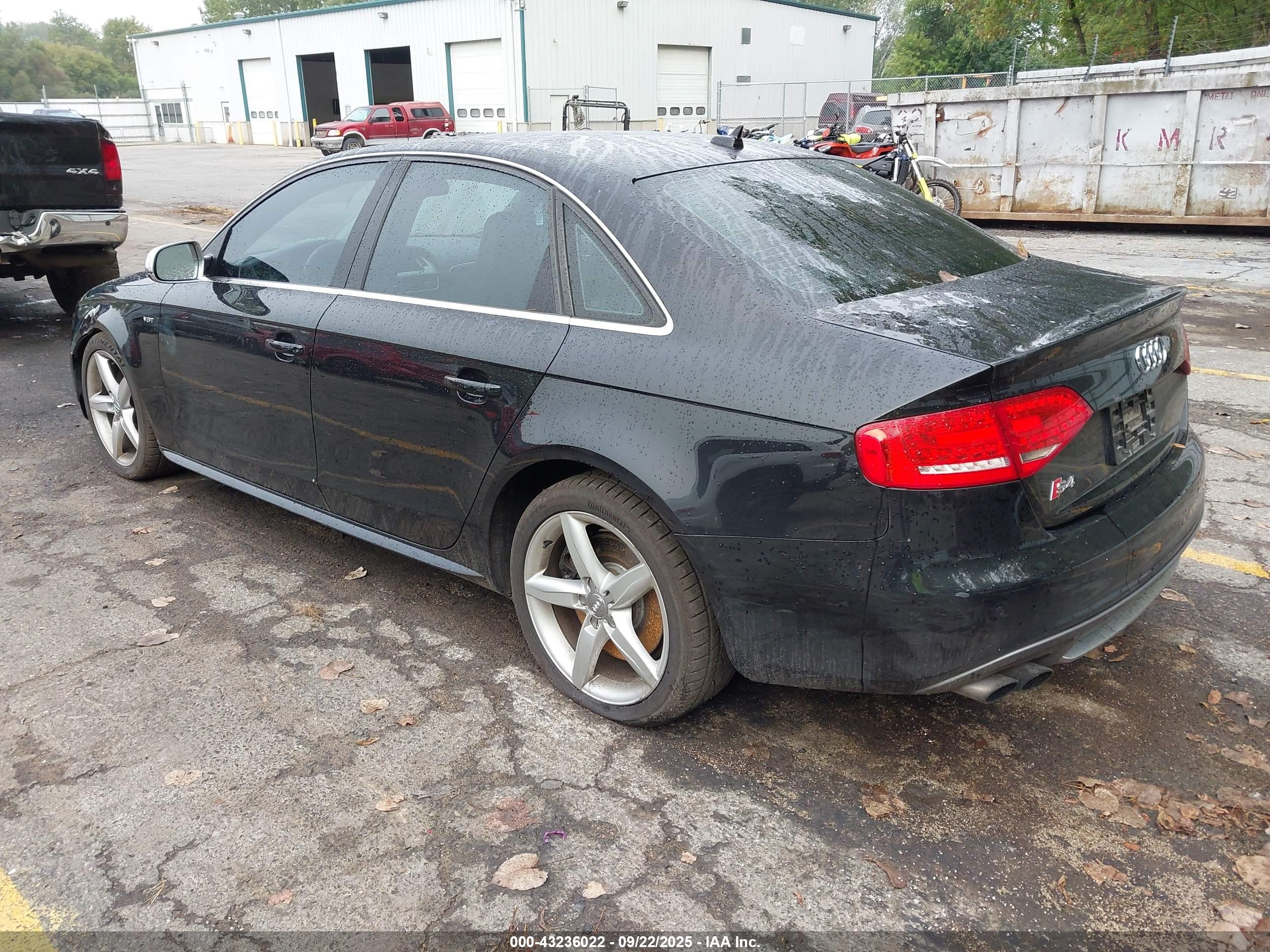 2012 Audi S4 3.0 Premium Plus Black vin: WAUBGAFL1CA084482