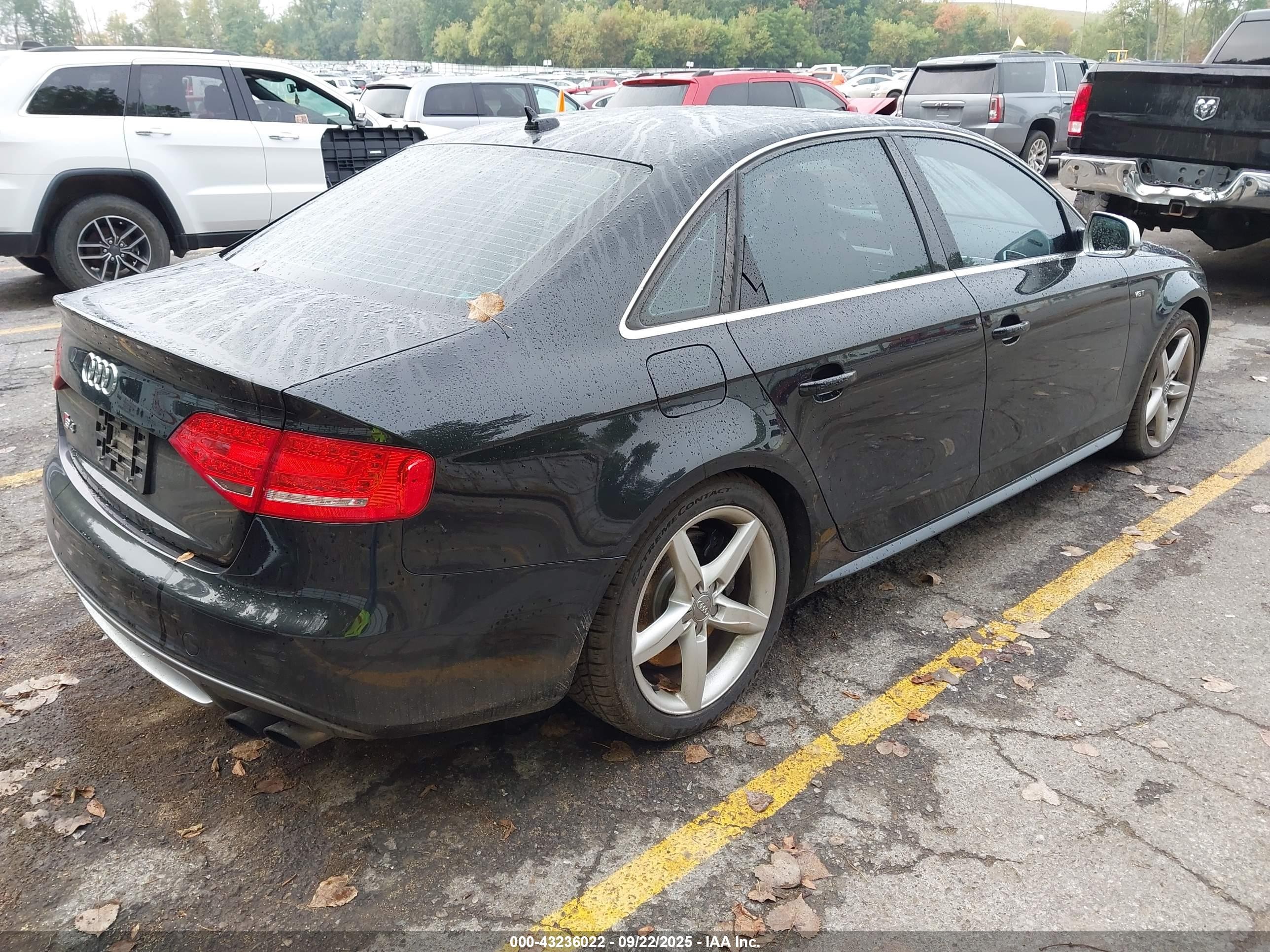 2012 Audi S4 3.0 Premium Plus Black vin: WAUBGAFL1CA084482
