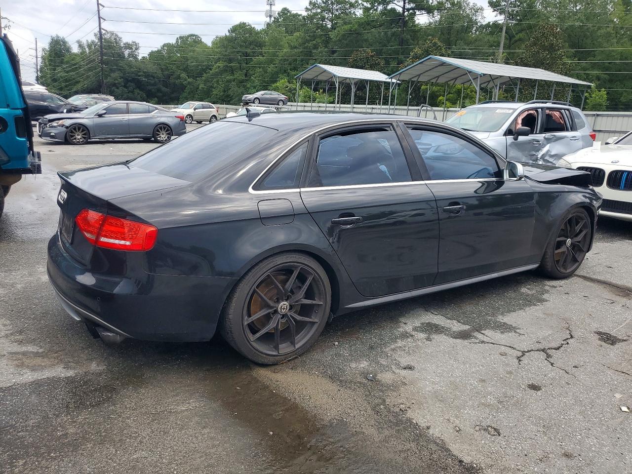 2012 Audi S4 Premium Plus Black vin: WAUBGAFL1CA113124