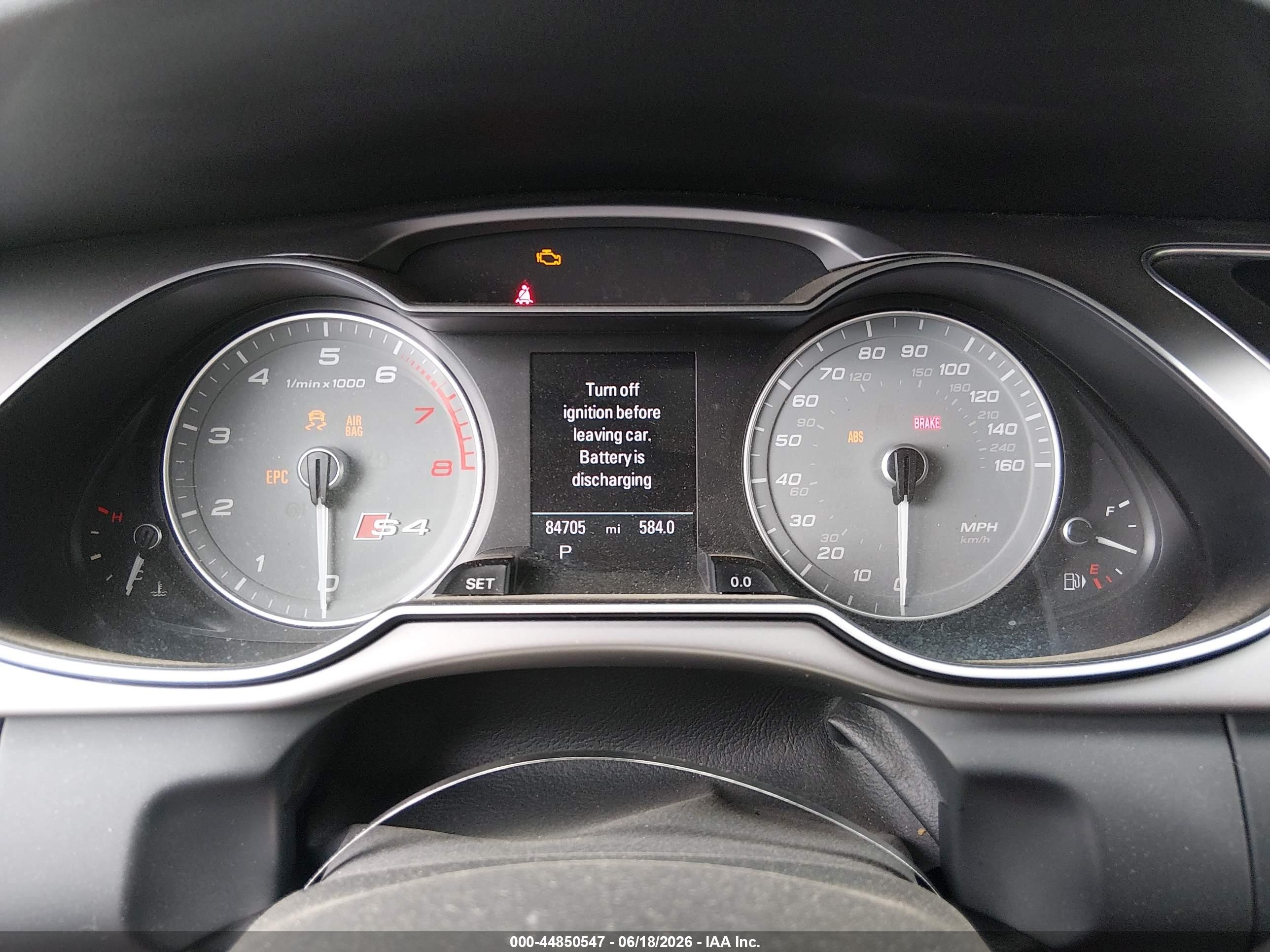 2014 Audi S4 3.0t Premium Plus Black vin: WAUBGAFL1EA072478