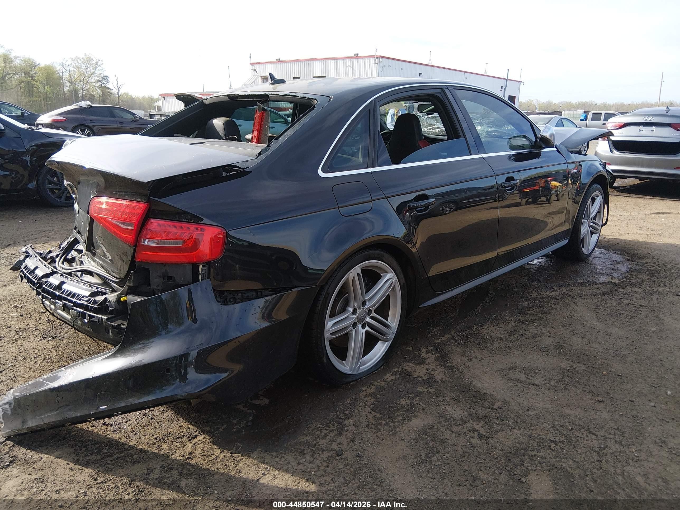 2014 Audi S4 3.0t Premium Plus Black vin: WAUBGAFL1EA072478