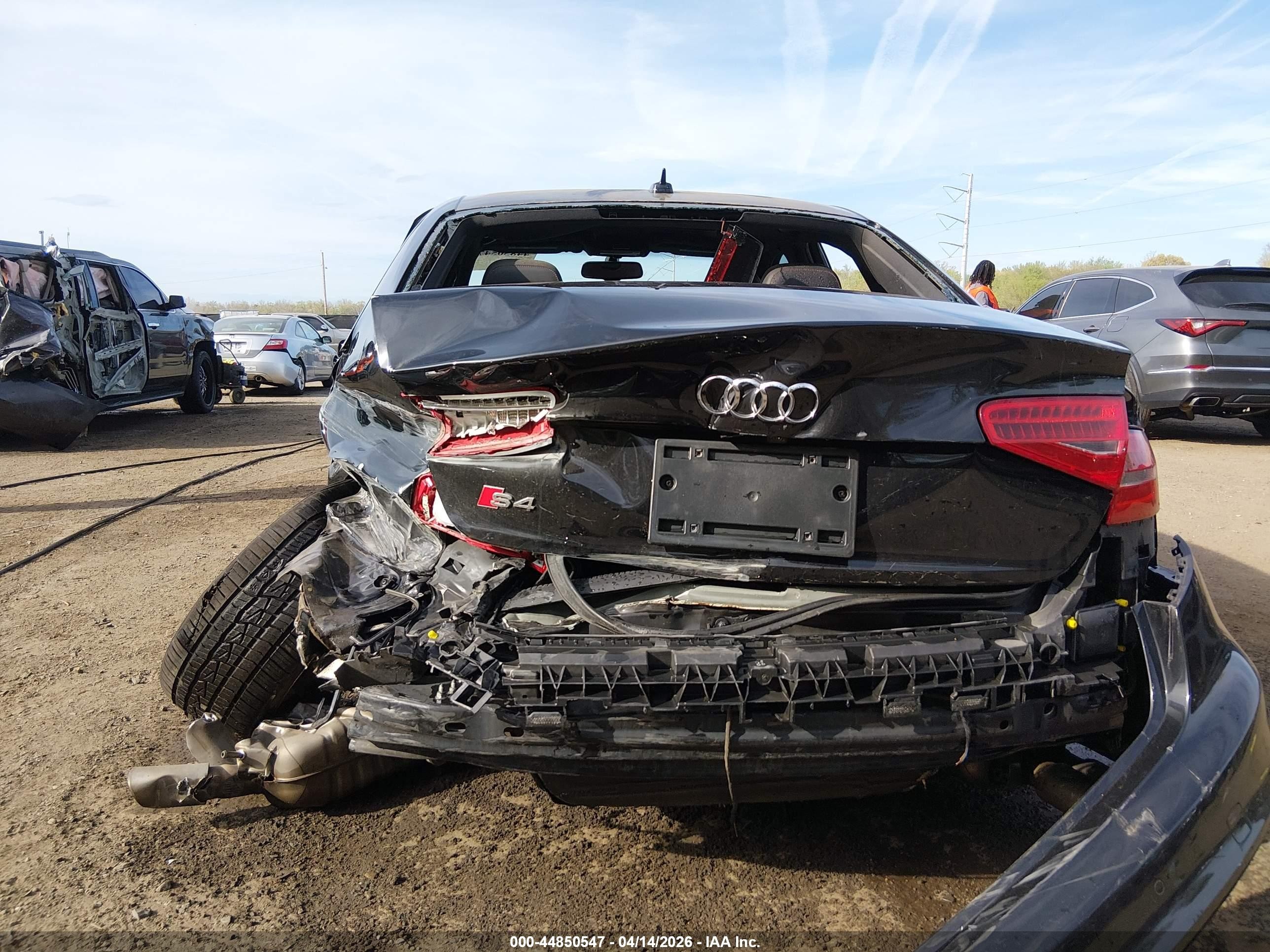 2014 Audi S4 3.0t Premium Plus Black vin: WAUBGAFL1EA072478