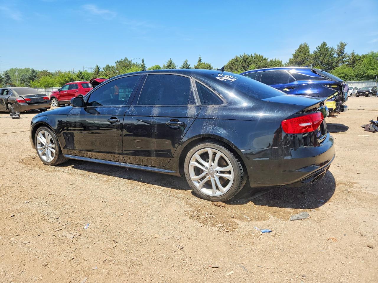 2015 Audi S4 Premium Plus Черный vin: WAUBGAFL1FA089167