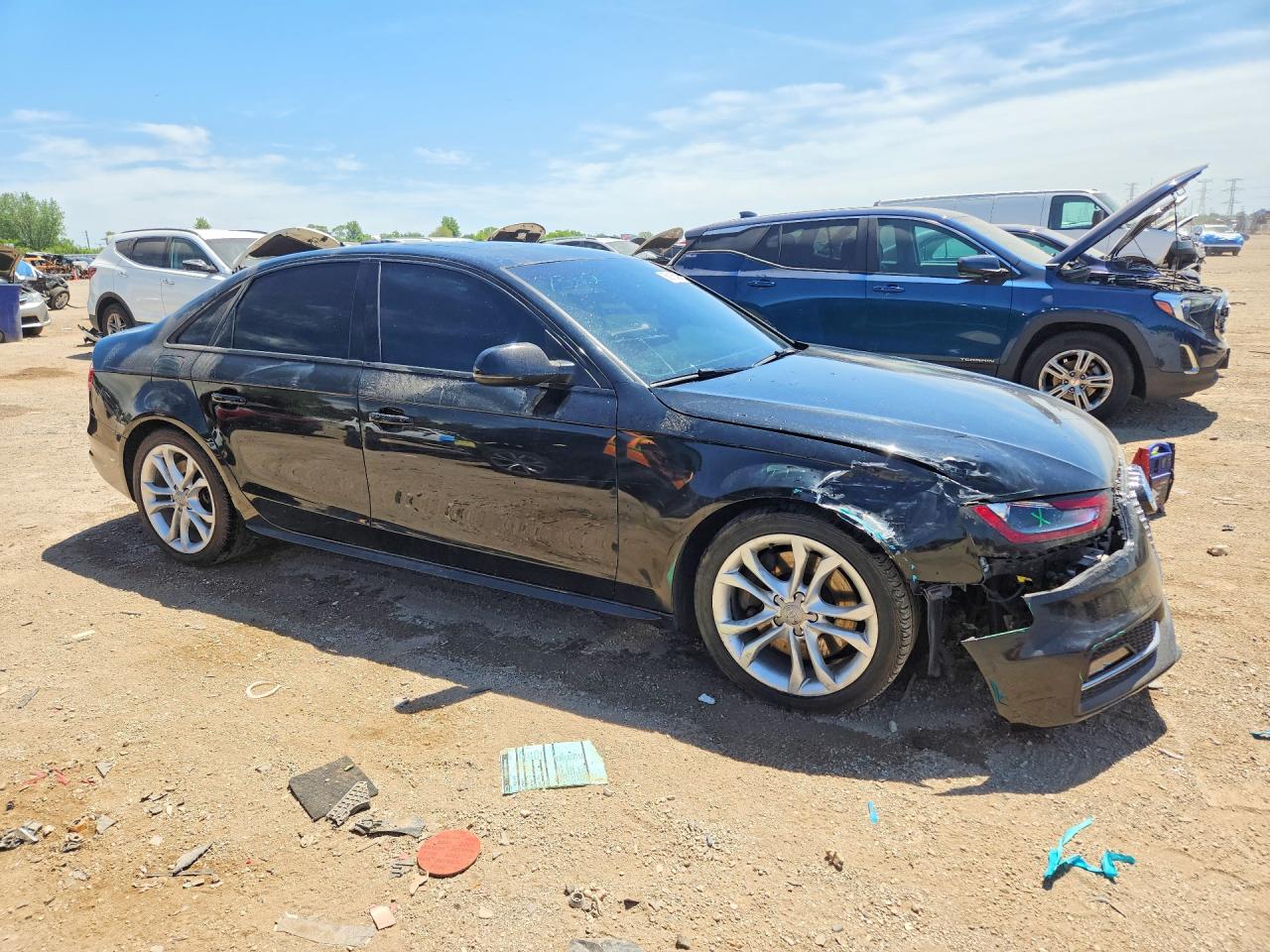 2015 Audi S4 Premium Plus Черный vin: WAUBGAFL1FA089167