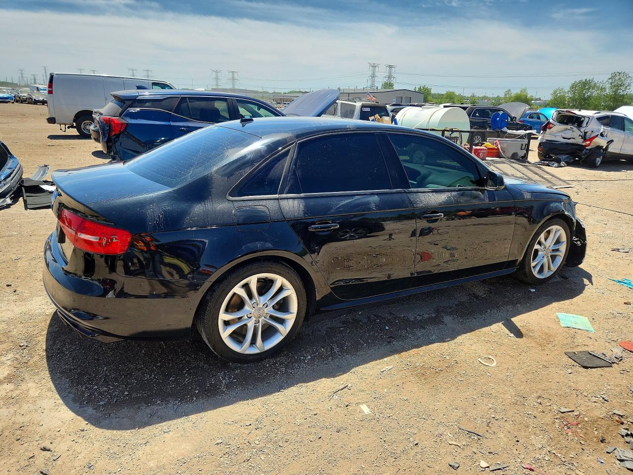 2015 Audi S4 Premium Plus Черный vin: WAUBGAFL1FA089167