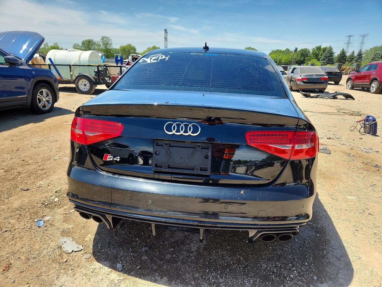2015 Audi S4 Premium Plus Черный vin: WAUBGAFL1FA089167