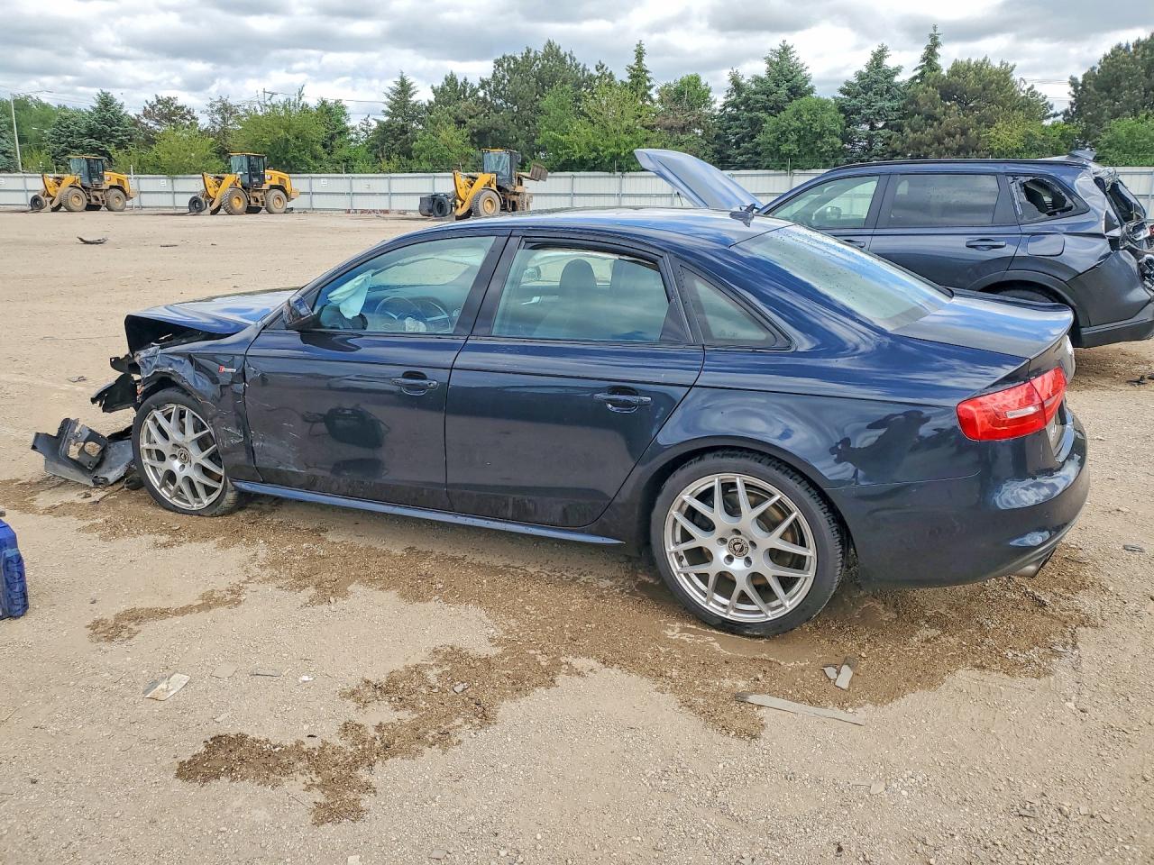 2016 Audi S4 Premium Plus Blue vin: WAUBGAFL1GA002854
