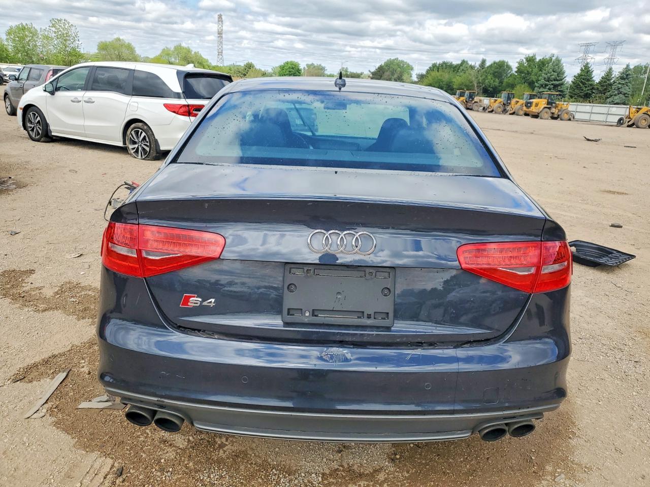 2016 Audi S4 Premium Plus Blue vin: WAUBGAFL1GA002854