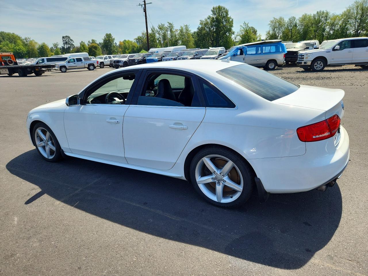 2012 Audi S4 Premium Plus White vin: WAUBGAFL2CA011587