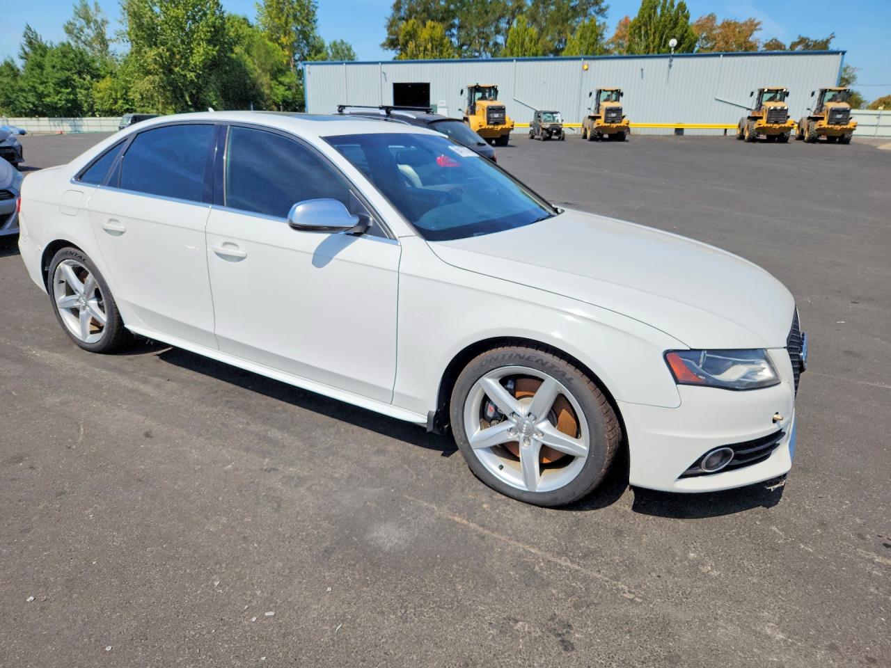 2012 Audi S4 Premium Plus White vin: WAUBGAFL2CA011587
