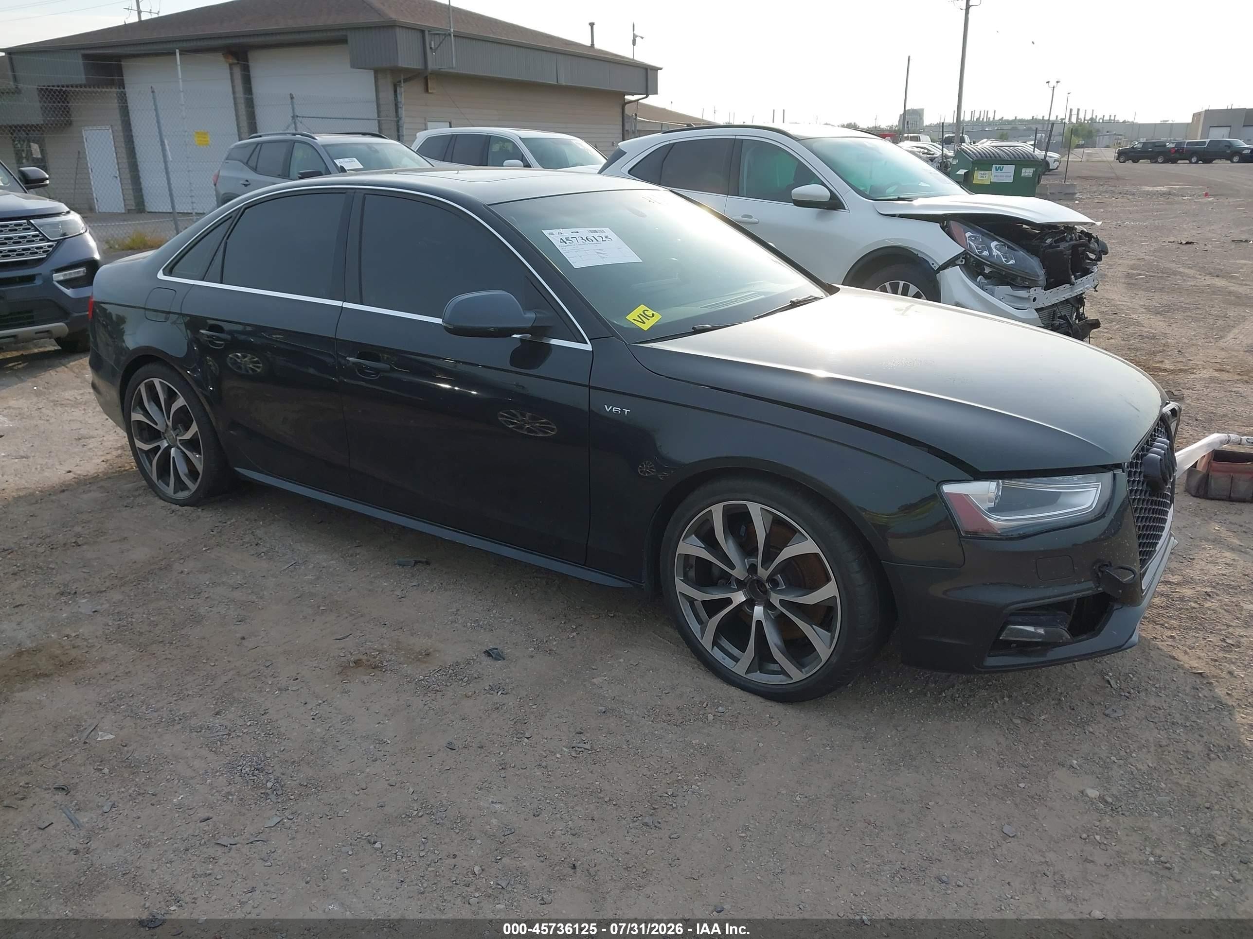 2013 Audi S4 3.0t Premium Plus Black vin: WAUBGAFL2DA055252