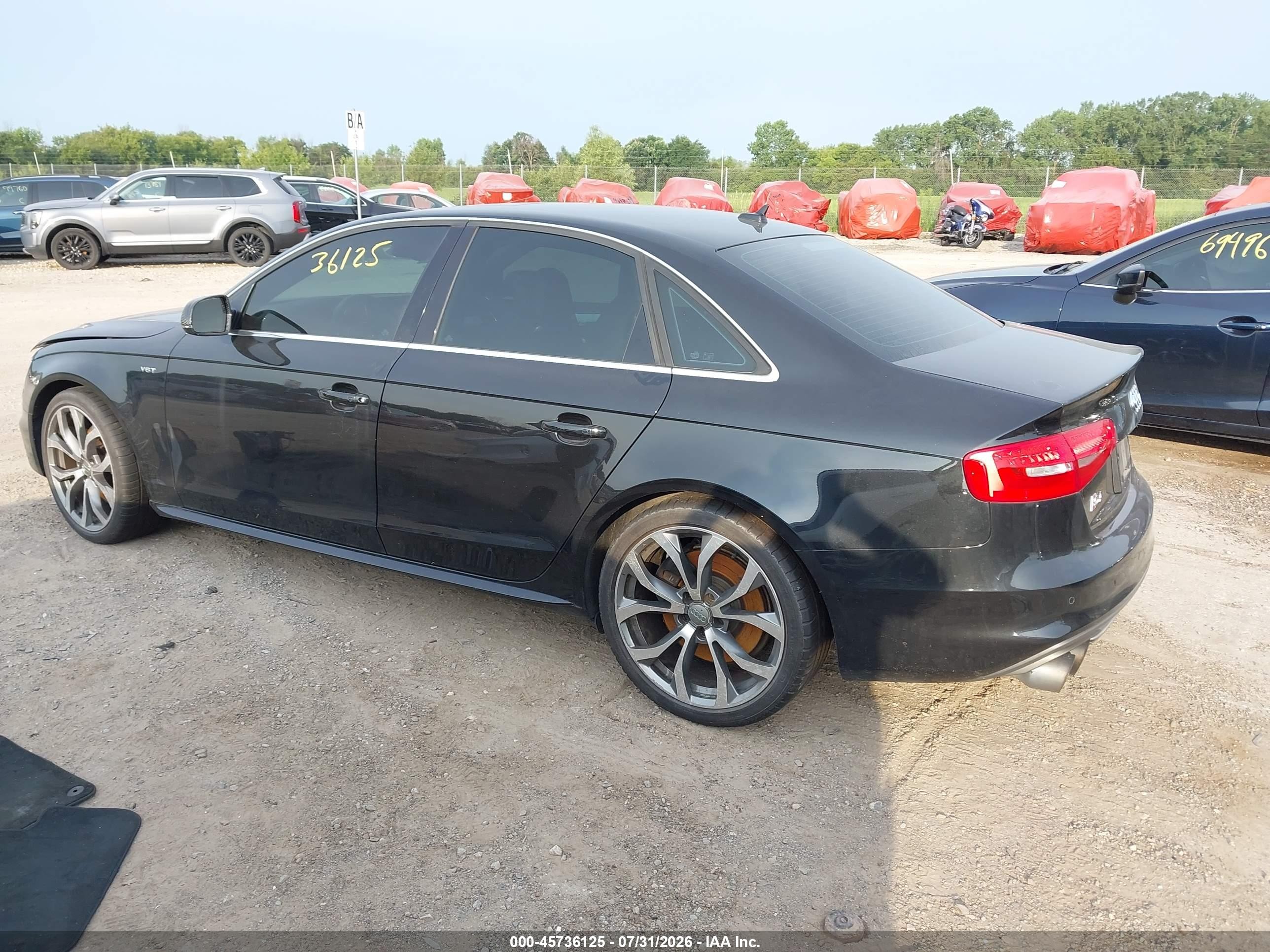 2013 Audi S4 3.0t Premium Plus Black vin: WAUBGAFL2DA055252