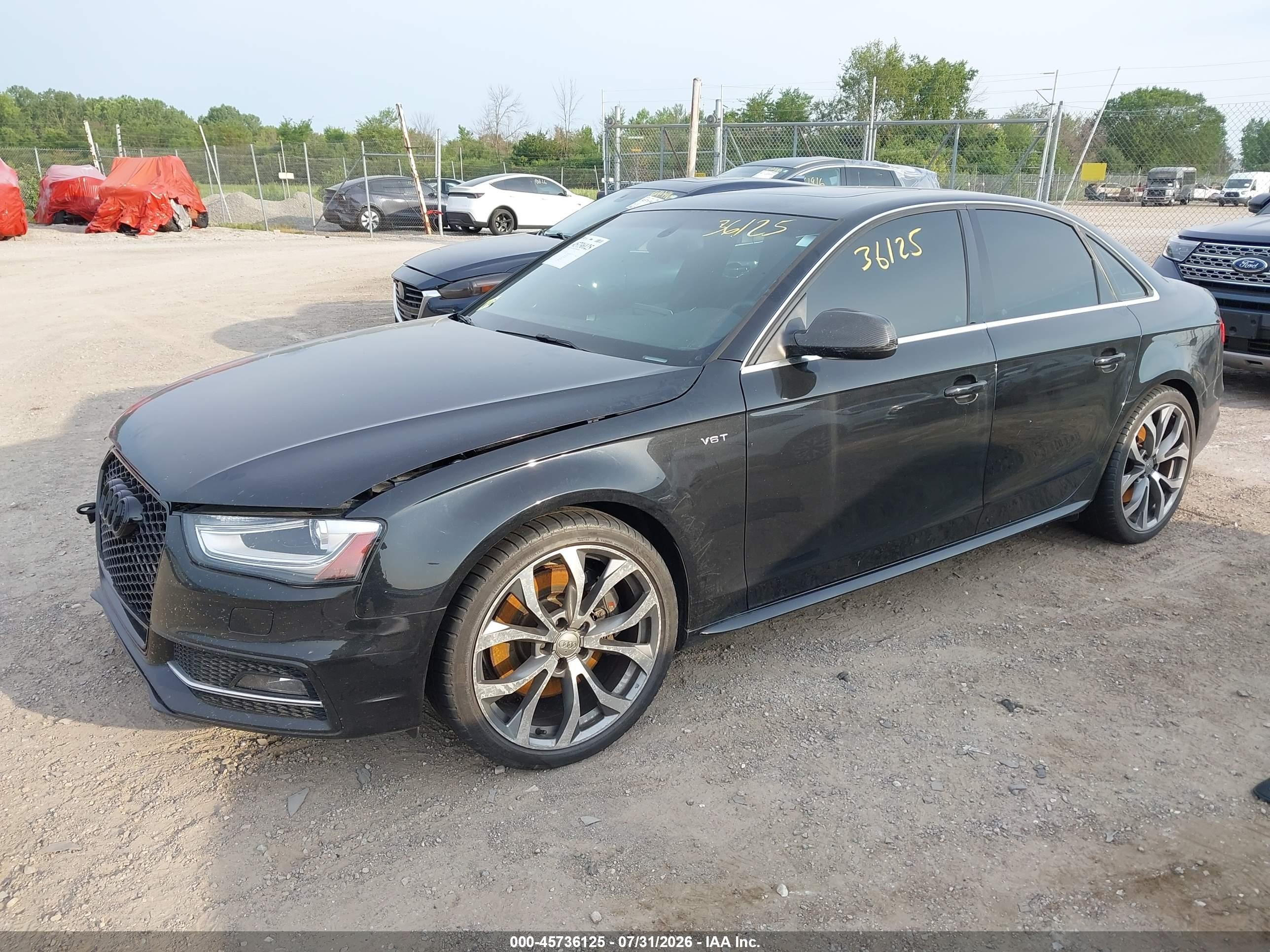 2013 Audi S4 3.0t Premium Plus Black vin: WAUBGAFL2DA055252