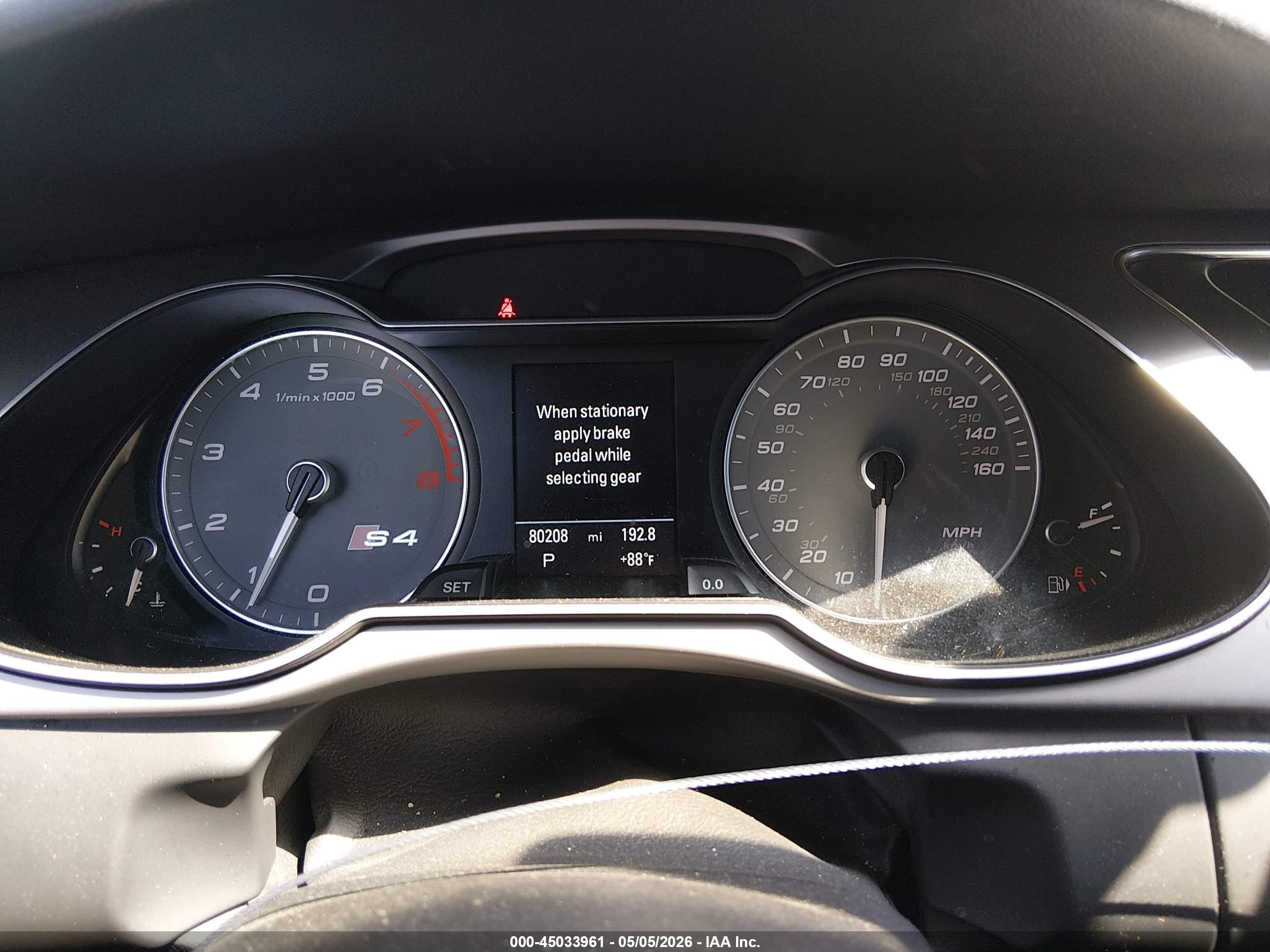 2013 Audi S4 3.0t Premium Plus Silver vin: WAUBGAFL2DA181739