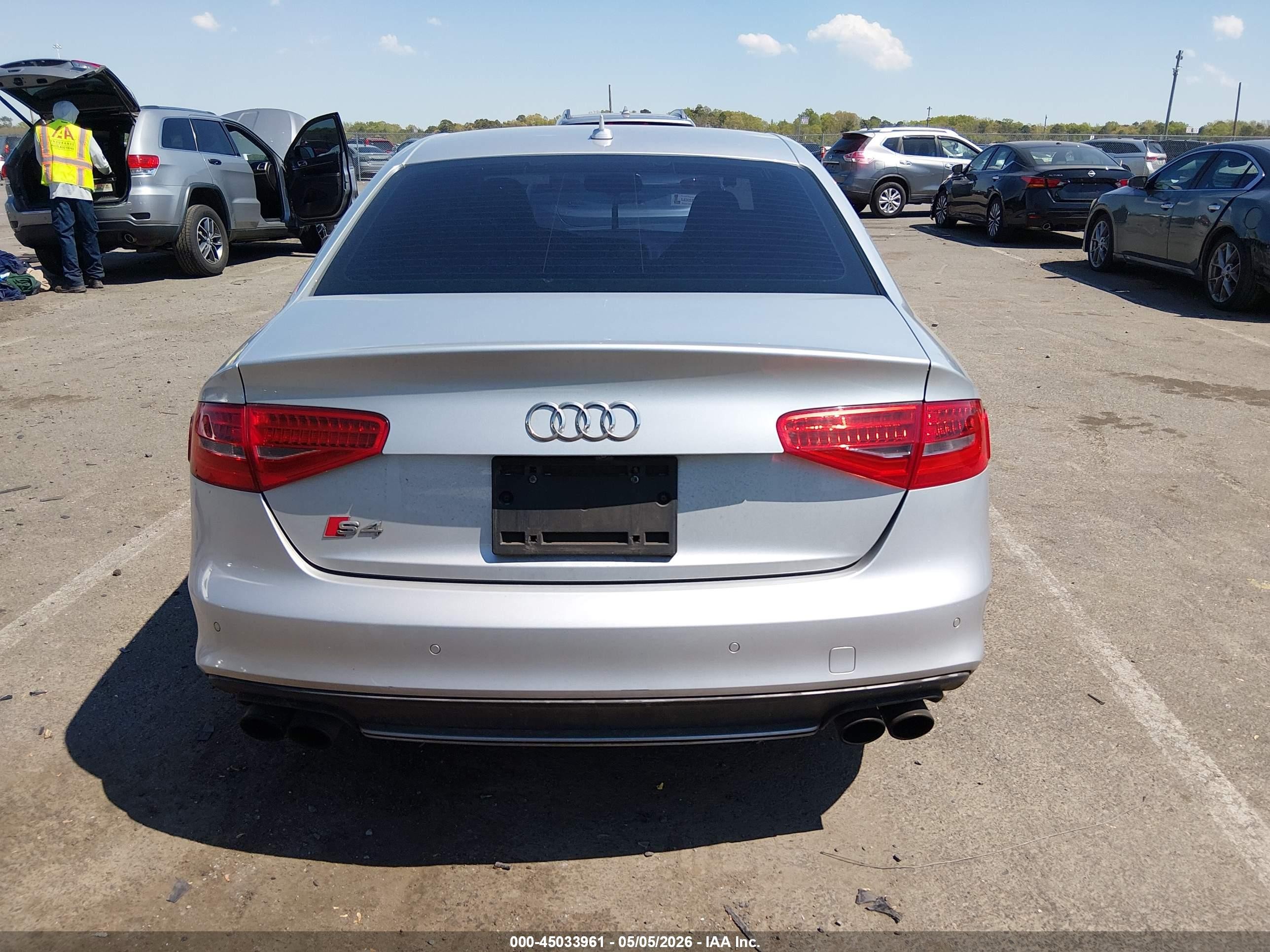 2013 Audi S4 3.0t Premium Plus Silver vin: WAUBGAFL2DA181739