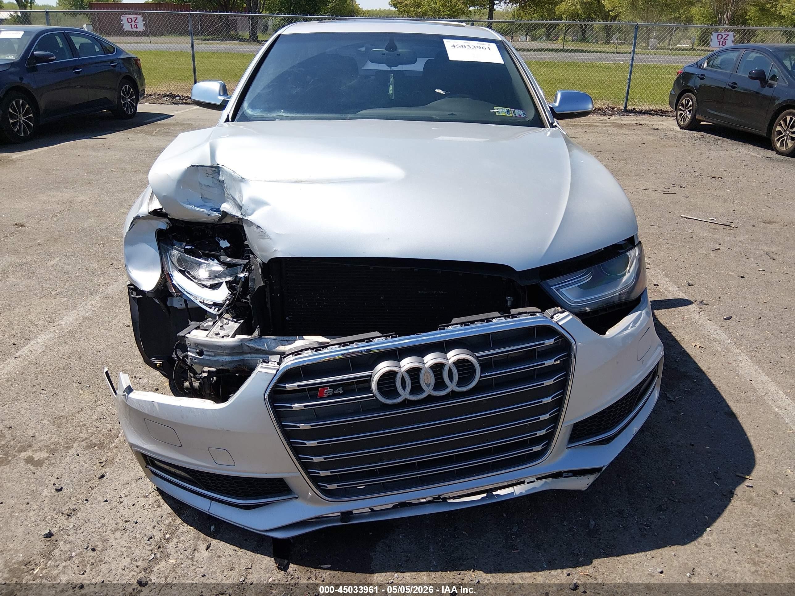 2013 Audi S4 3.0t Premium Plus Silver vin: WAUBGAFL2DA181739