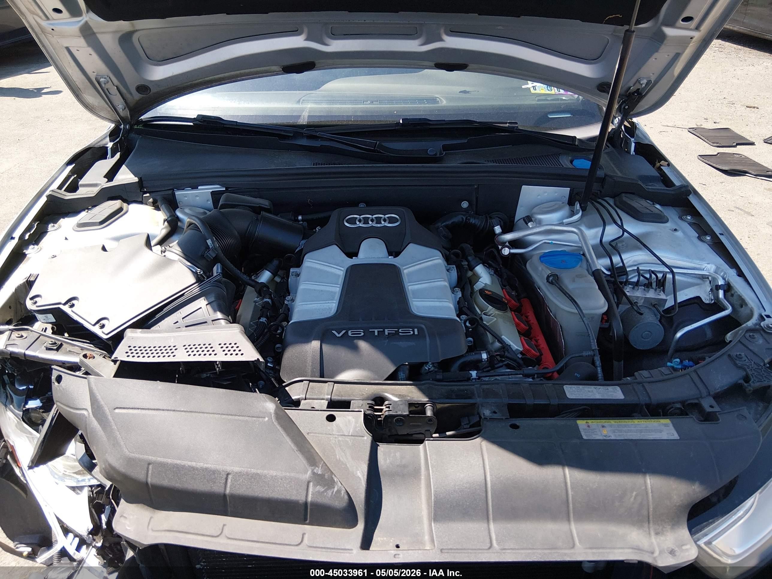 2013 Audi S4 3.0t Premium Plus Silver vin: WAUBGAFL2DA181739