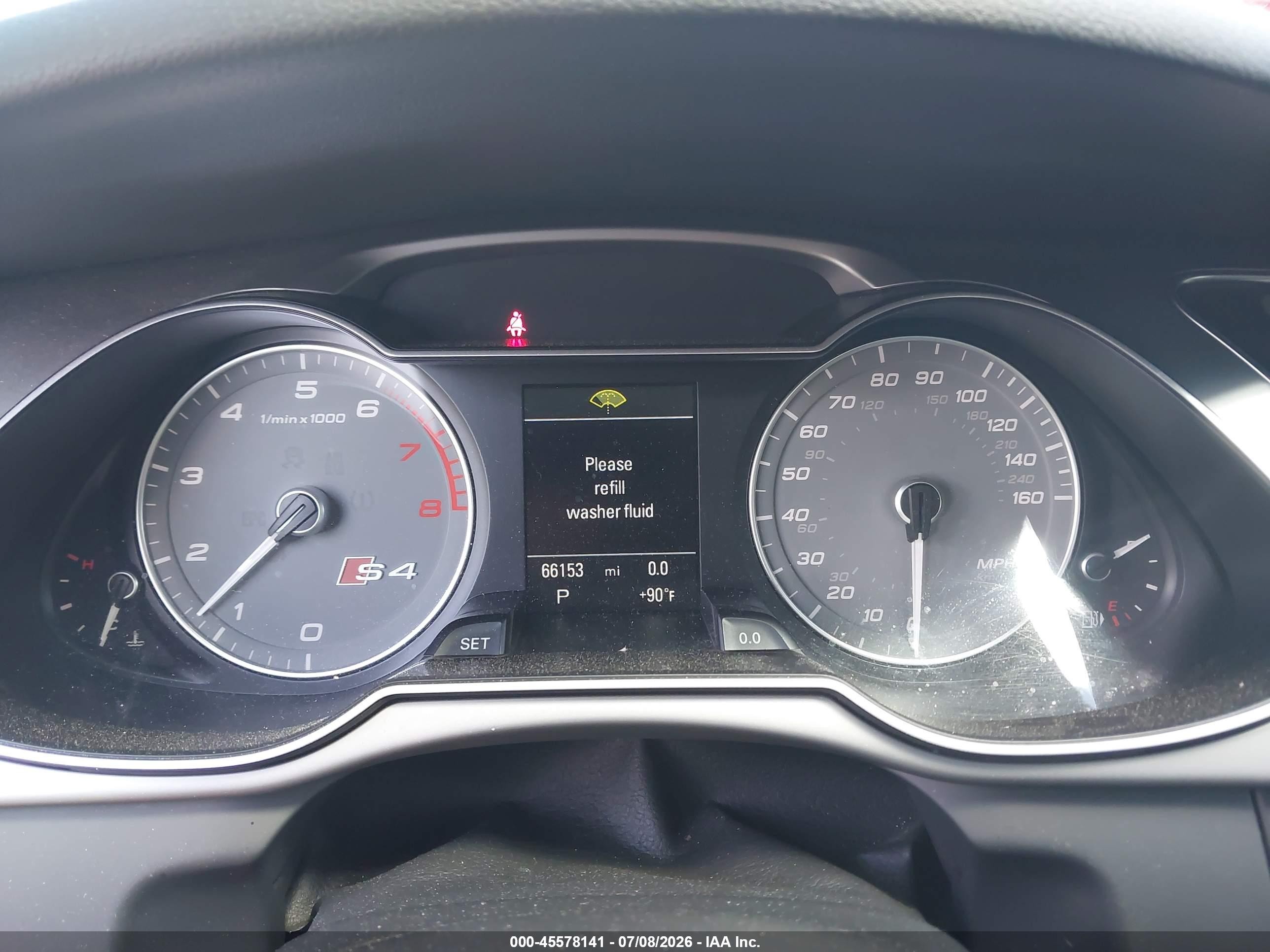 2014 Audi S4 3.0t Premium Plus White vin: WAUBGAFL2EA029557