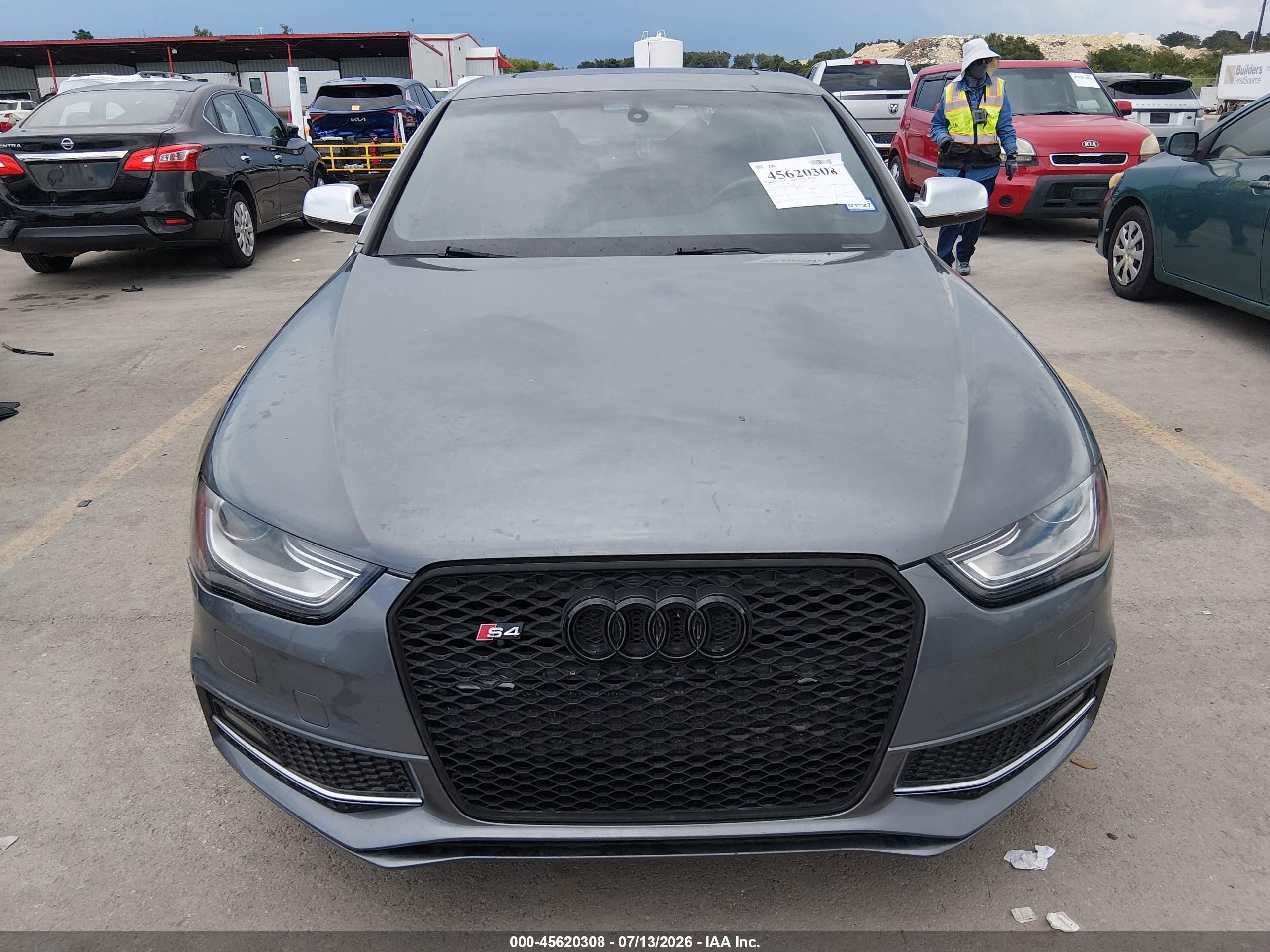 2014 Audi S4 3.0t Premium Plus Gray vin: WAUBGAFL2EA123793