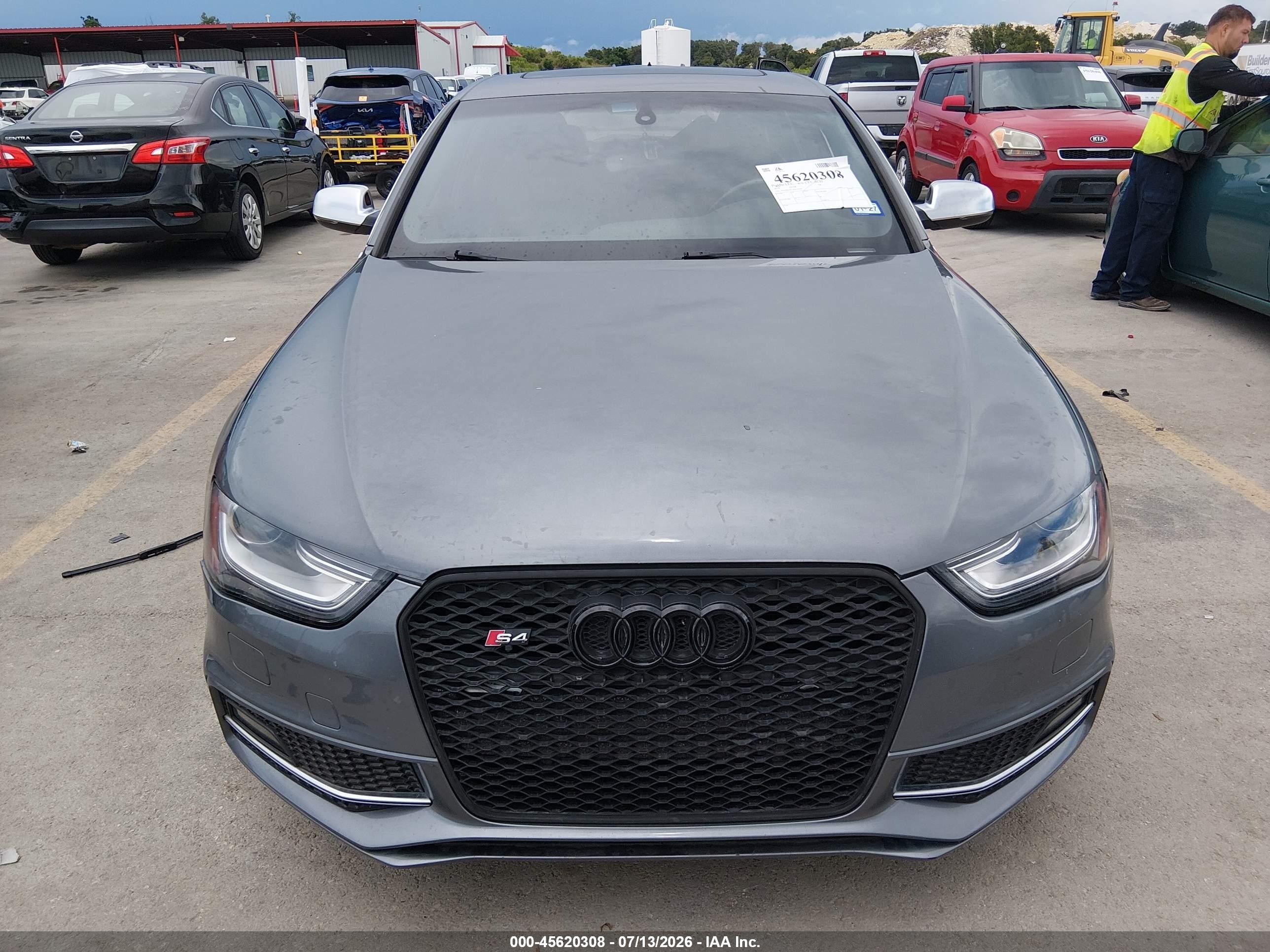 2014 Audi S4 3.0t Premium Plus Gray vin: WAUBGAFL2EA123793