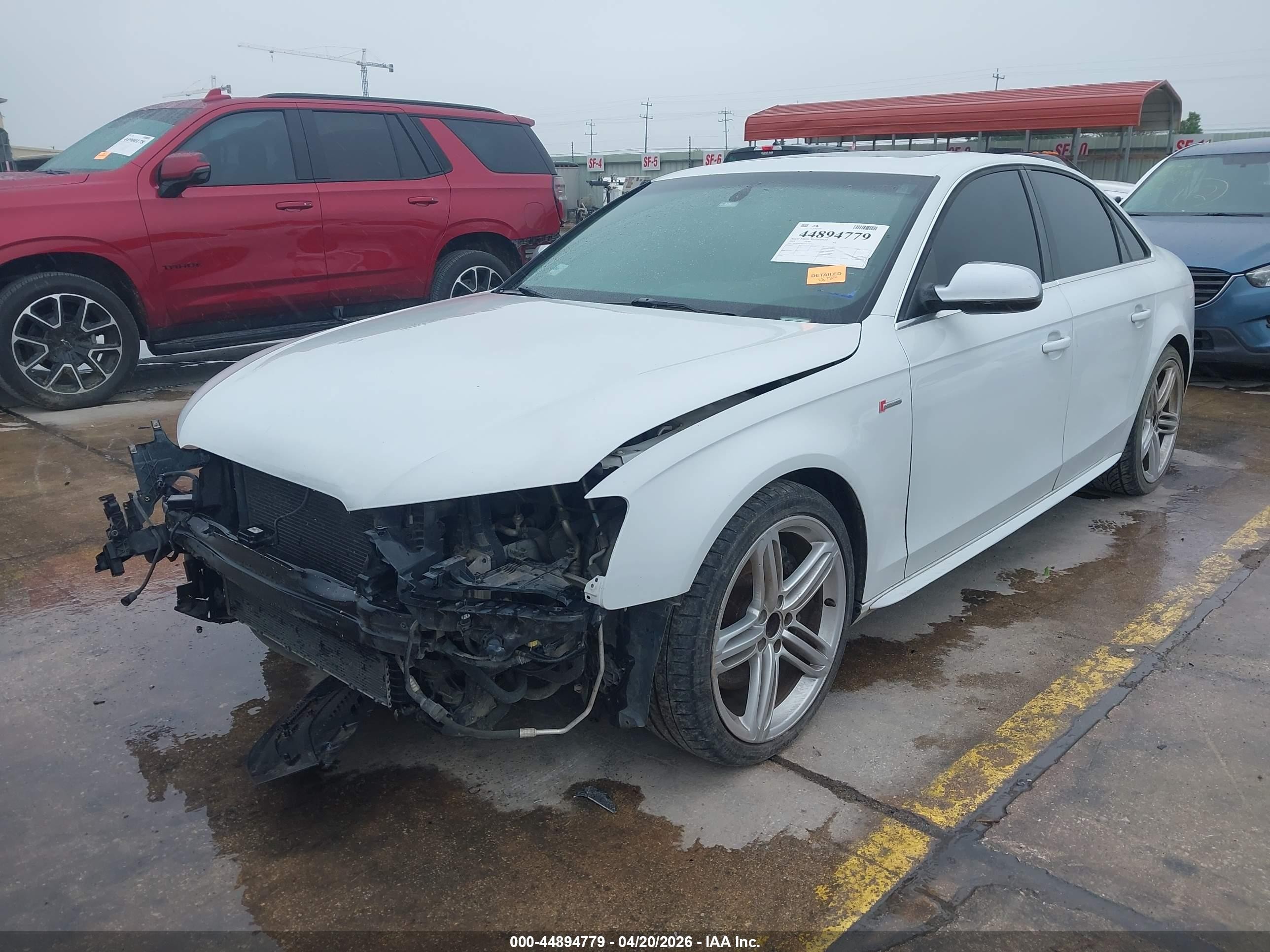 2014 Audi S4 3.0t Premium Plus White vin: WAUBGAFL2EA161363