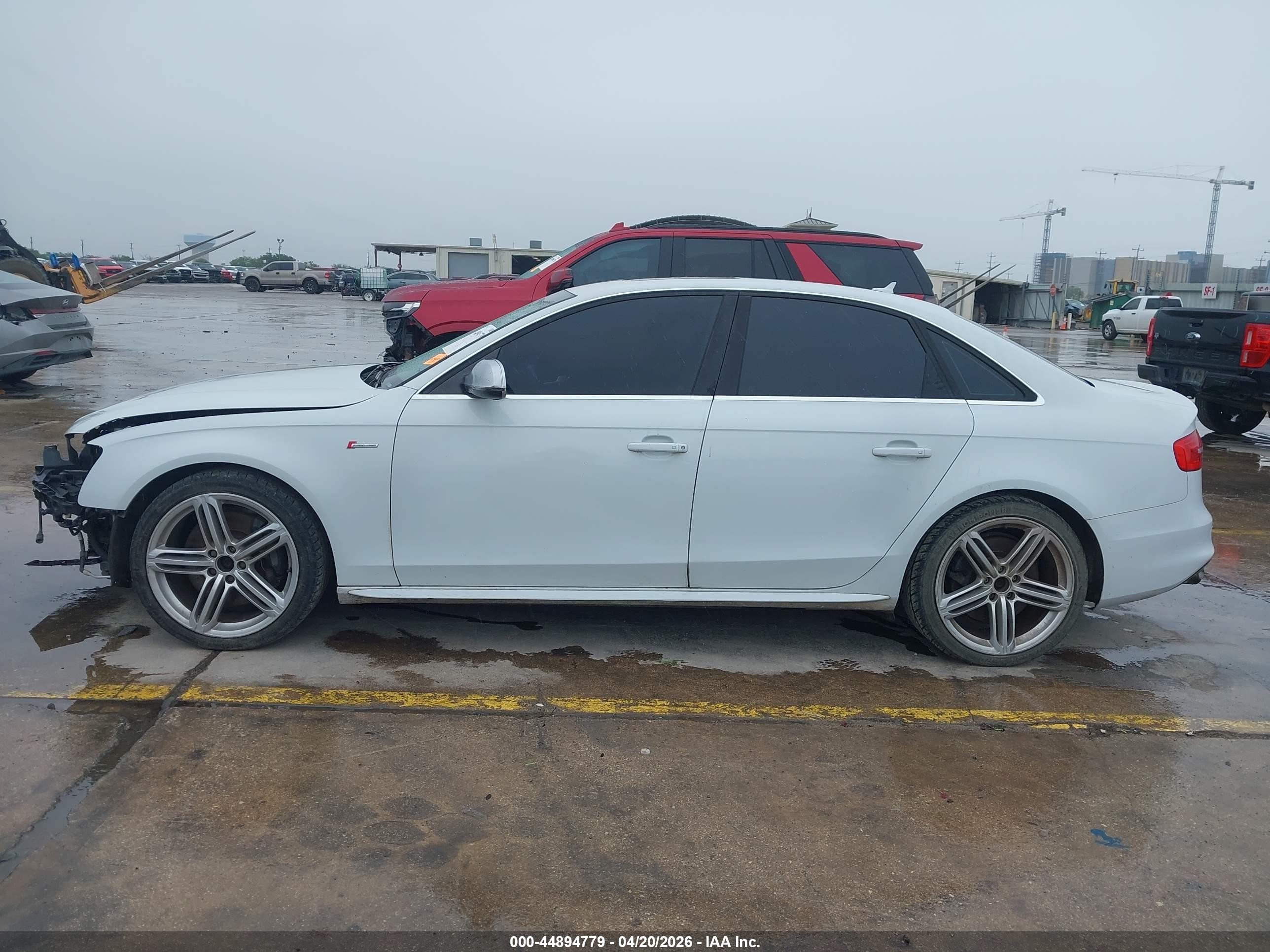 2014 Audi S4 3.0t Premium Plus White vin: WAUBGAFL2EA161363