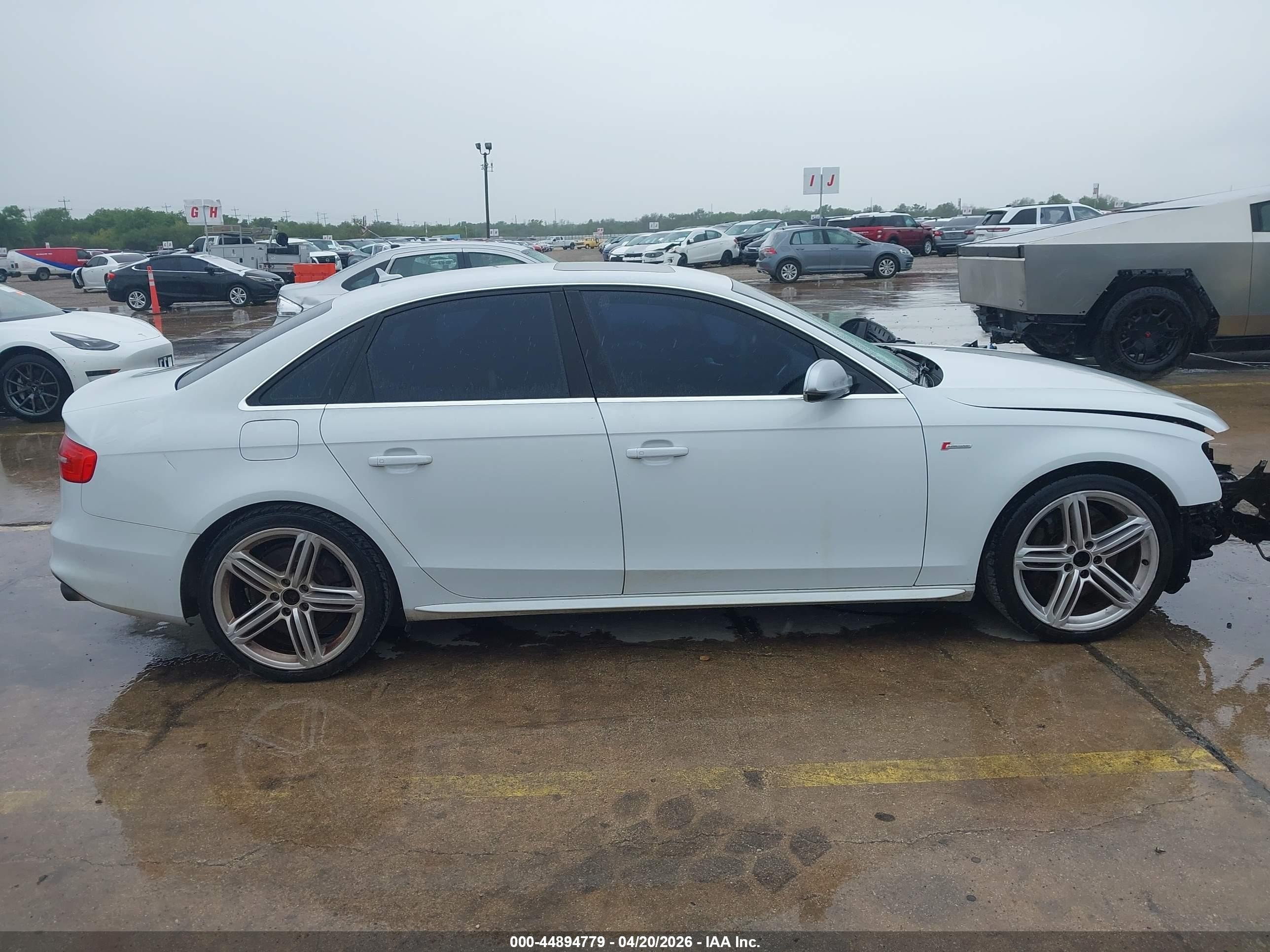 2014 Audi S4 3.0t Premium Plus White vin: WAUBGAFL2EA161363