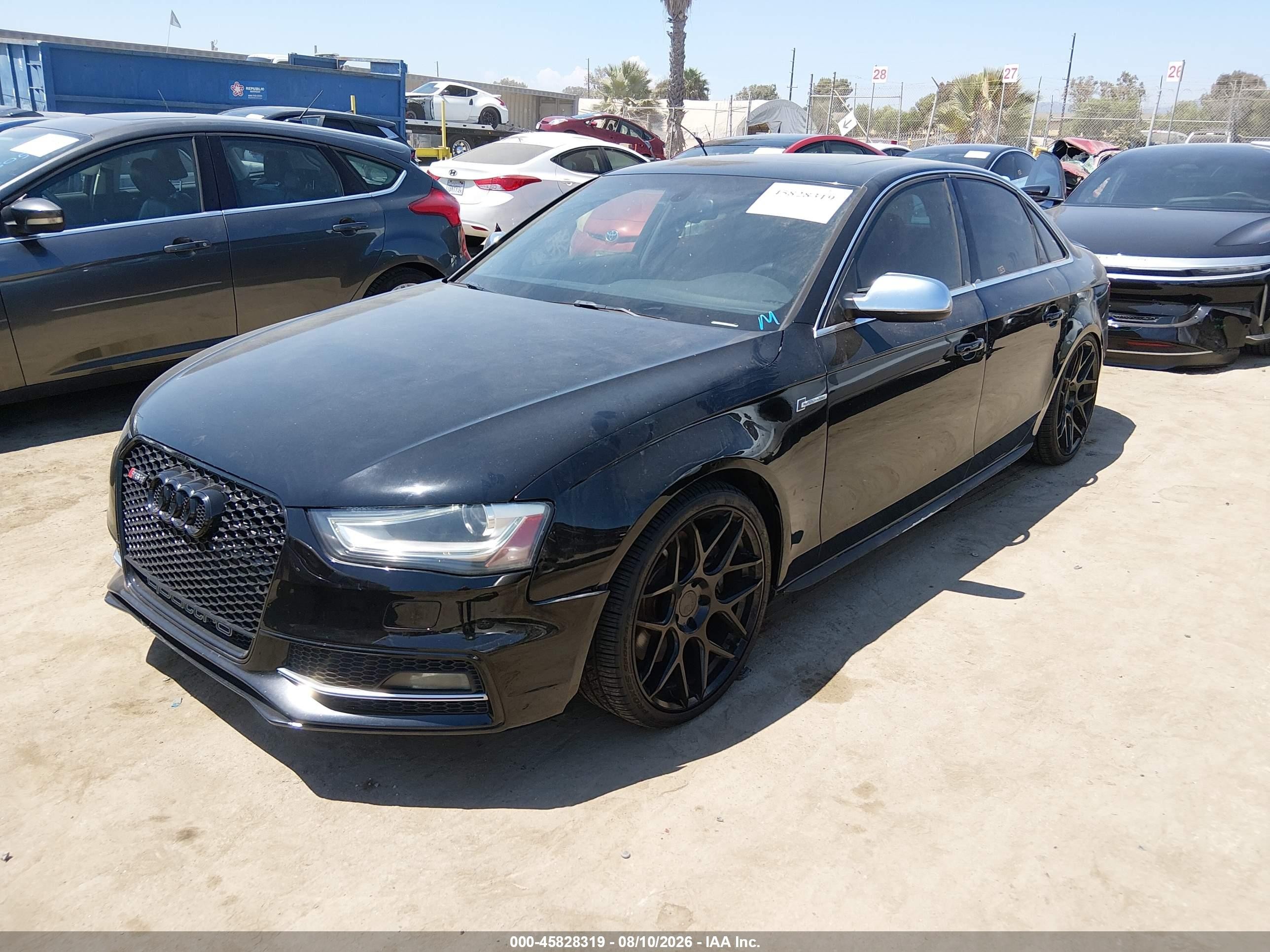 2013 Audi S4 3.0t Premium Plus Black vin: WAUBGAFL3DA087143
