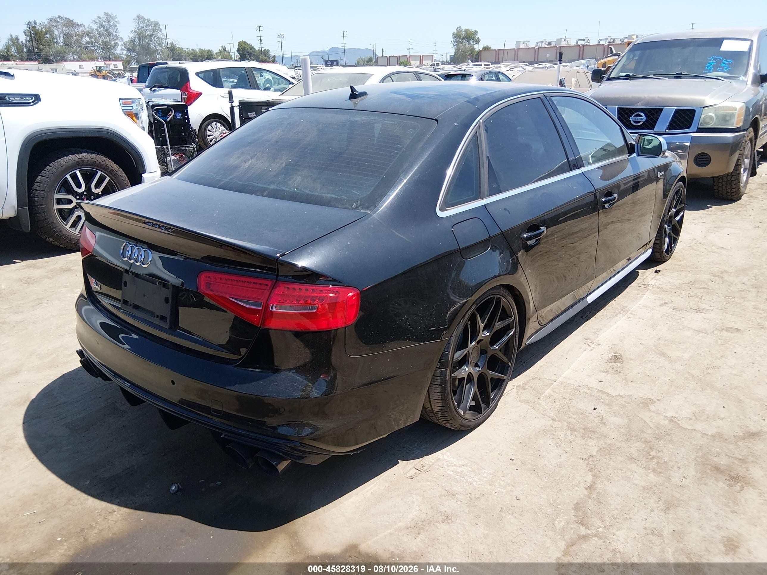 2013 Audi S4 3.0t Premium Plus Black vin: WAUBGAFL3DA087143