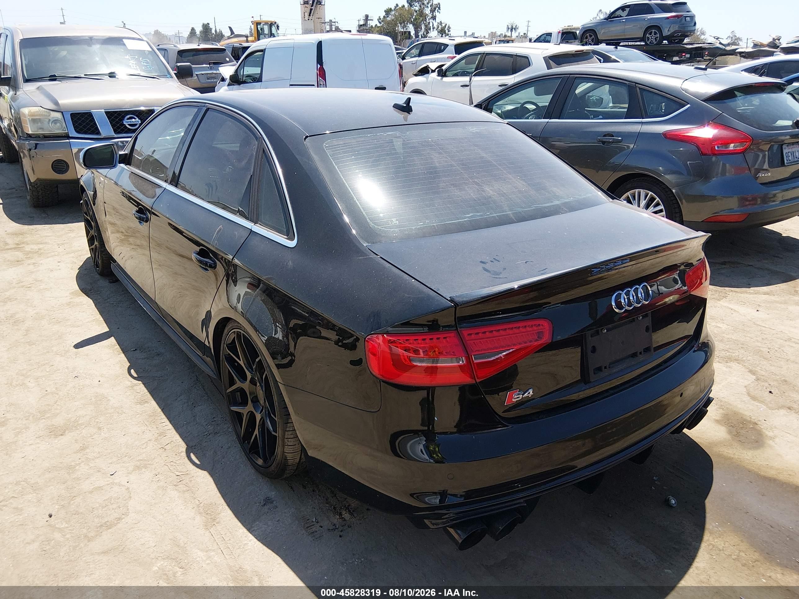 2013 Audi S4 3.0t Premium Plus Black vin: WAUBGAFL3DA087143