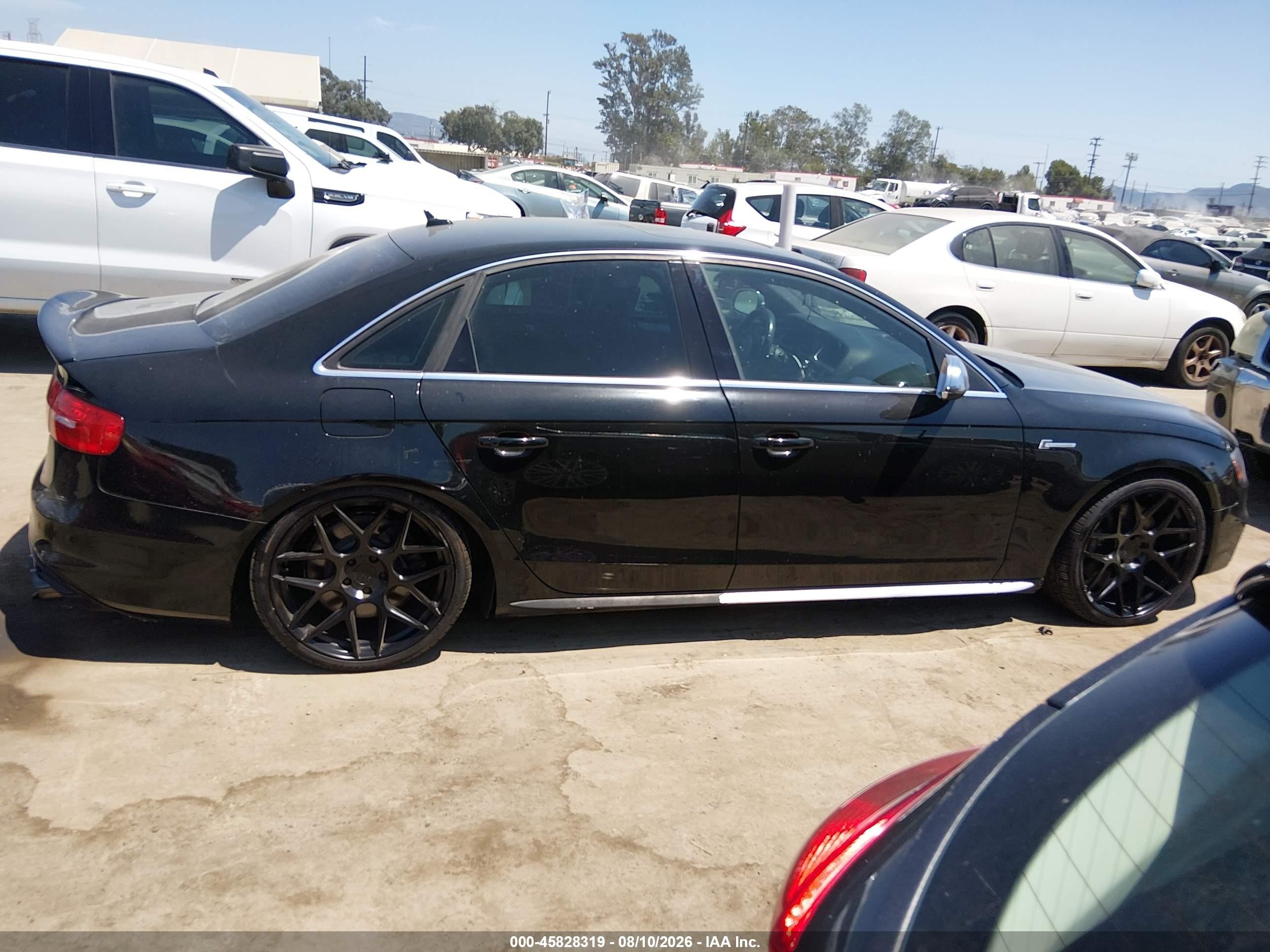 2013 Audi S4 3.0t Premium Plus Black vin: WAUBGAFL3DA087143
