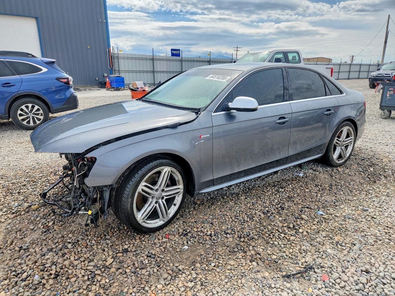 2013 Audi S4 Premium Plus Gray vin: WAUBGAFL3DA095534