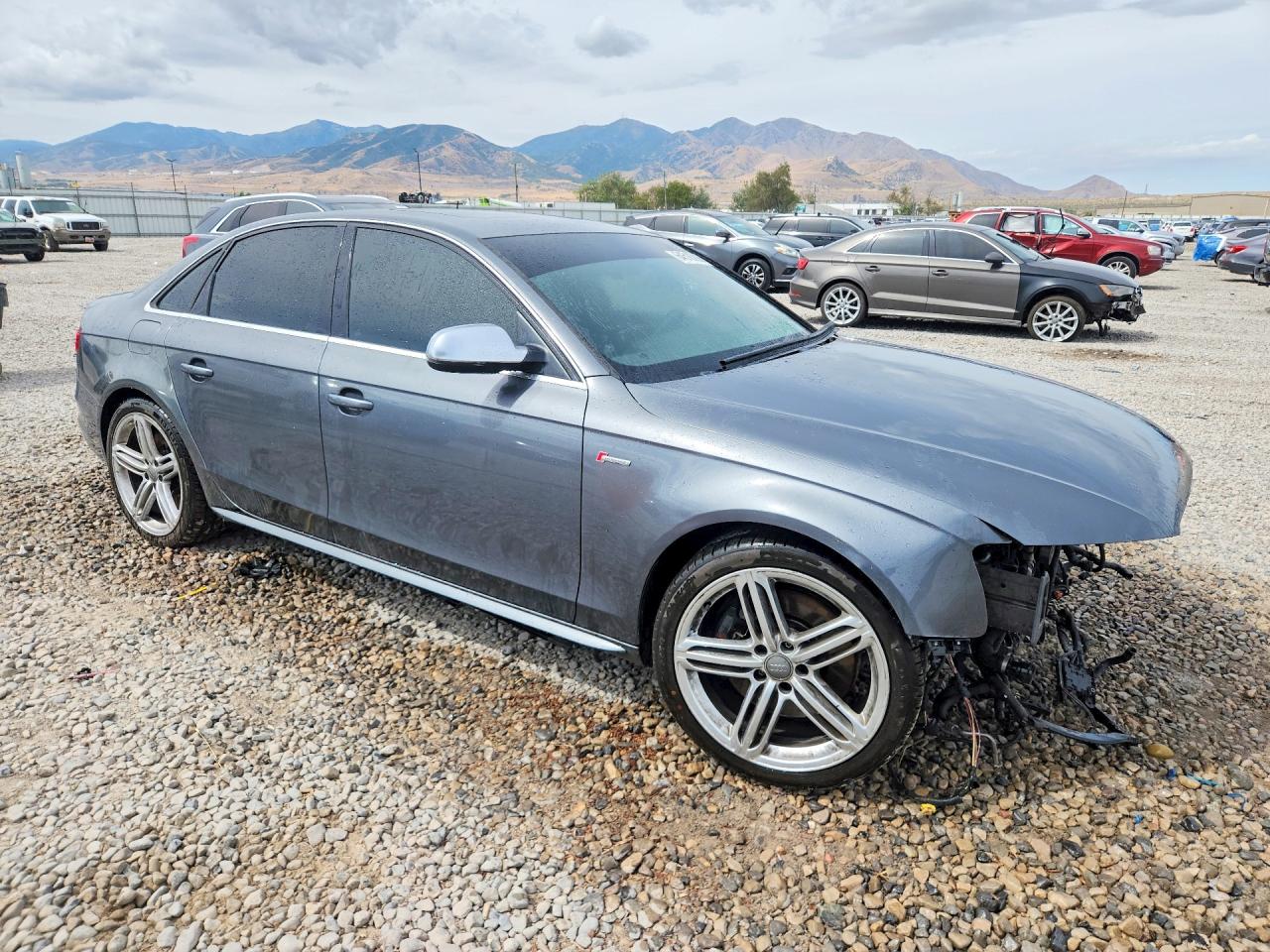2013 Audi S4 Premium Plus Gray vin: WAUBGAFL3DA095534