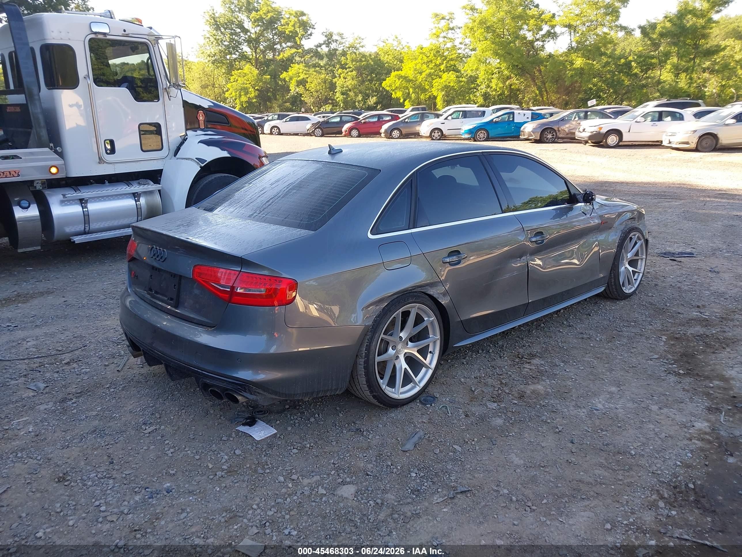 2013 Audi S4 3.0t Premium Plus Gray vin: WAUBGAFL3DA251829
