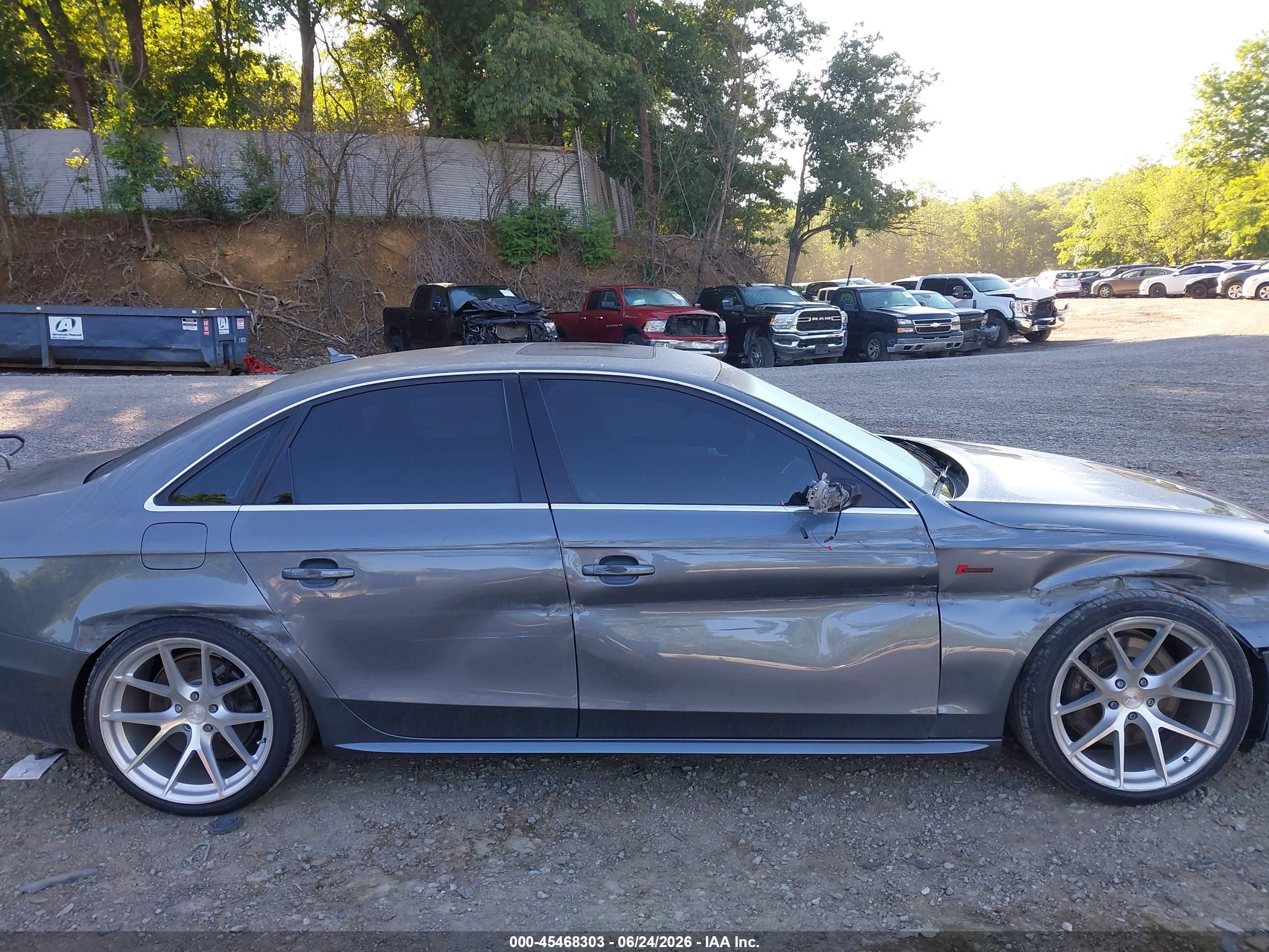 2013 Audi S4 3.0t Premium Plus Gray vin: WAUBGAFL3DA251829