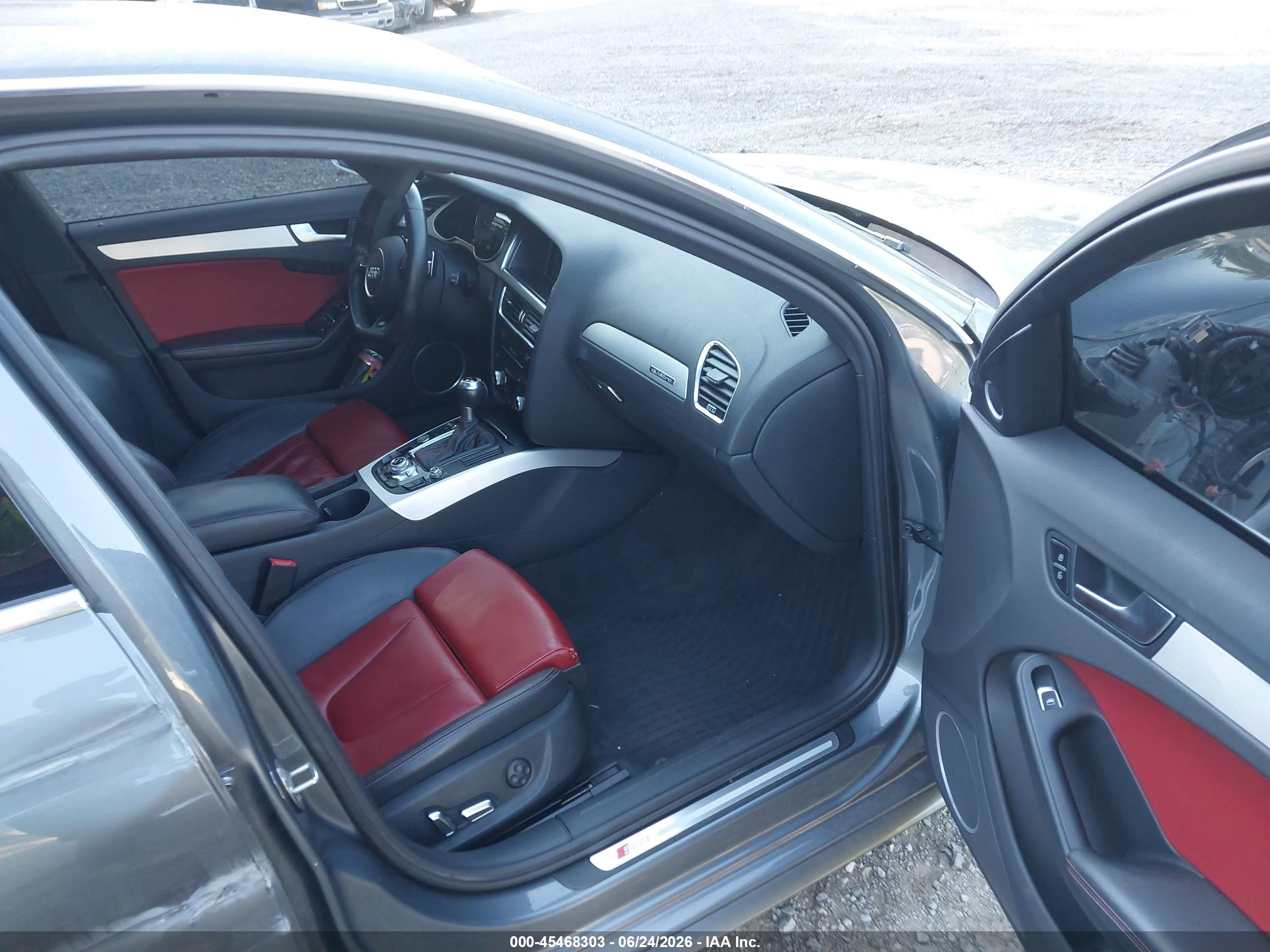 2013 Audi S4 3.0t Premium Plus Gray vin: WAUBGAFL3DA251829