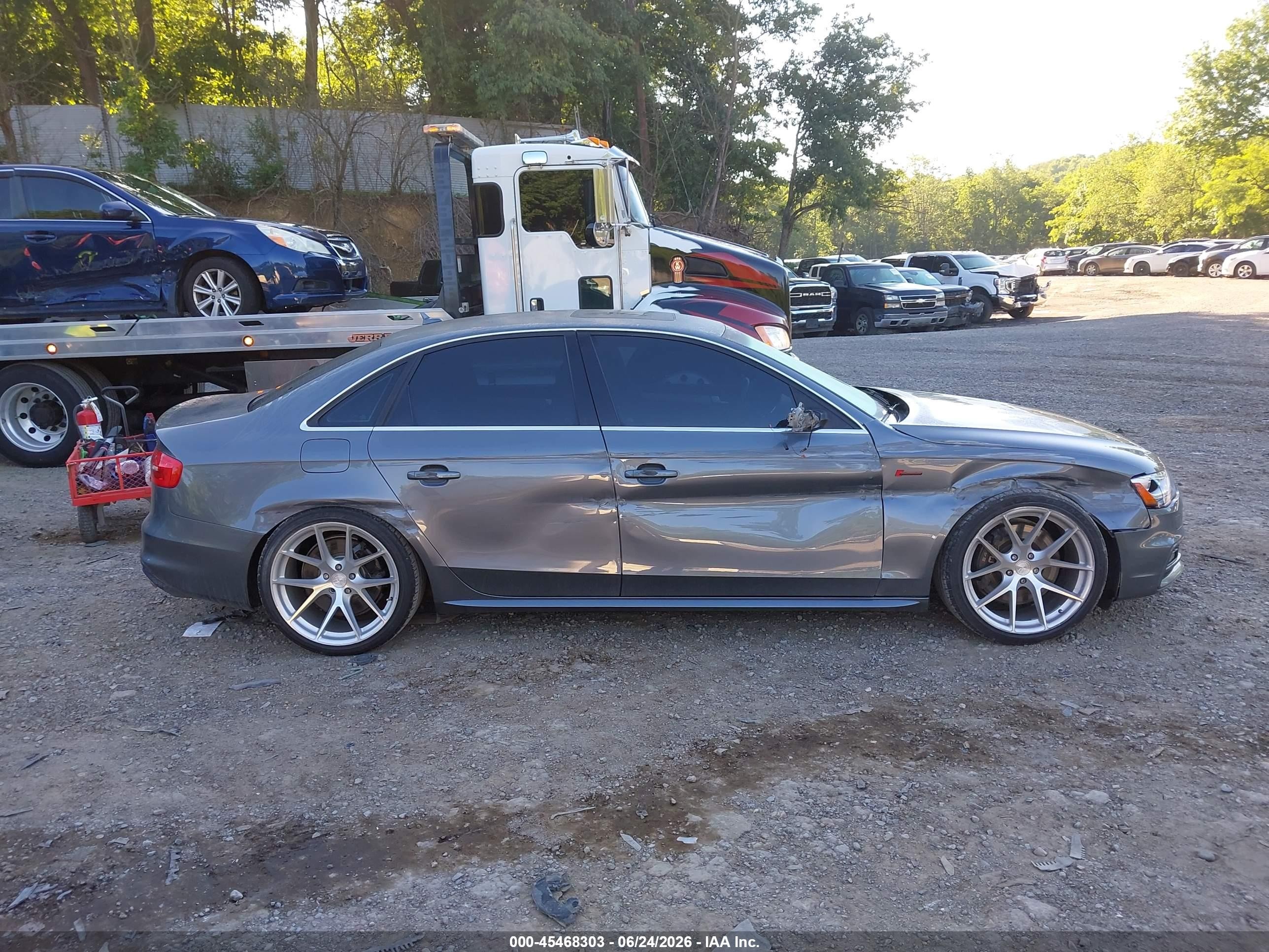 2013 Audi S4 3.0t Premium Plus Gray vin: WAUBGAFL3DA251829