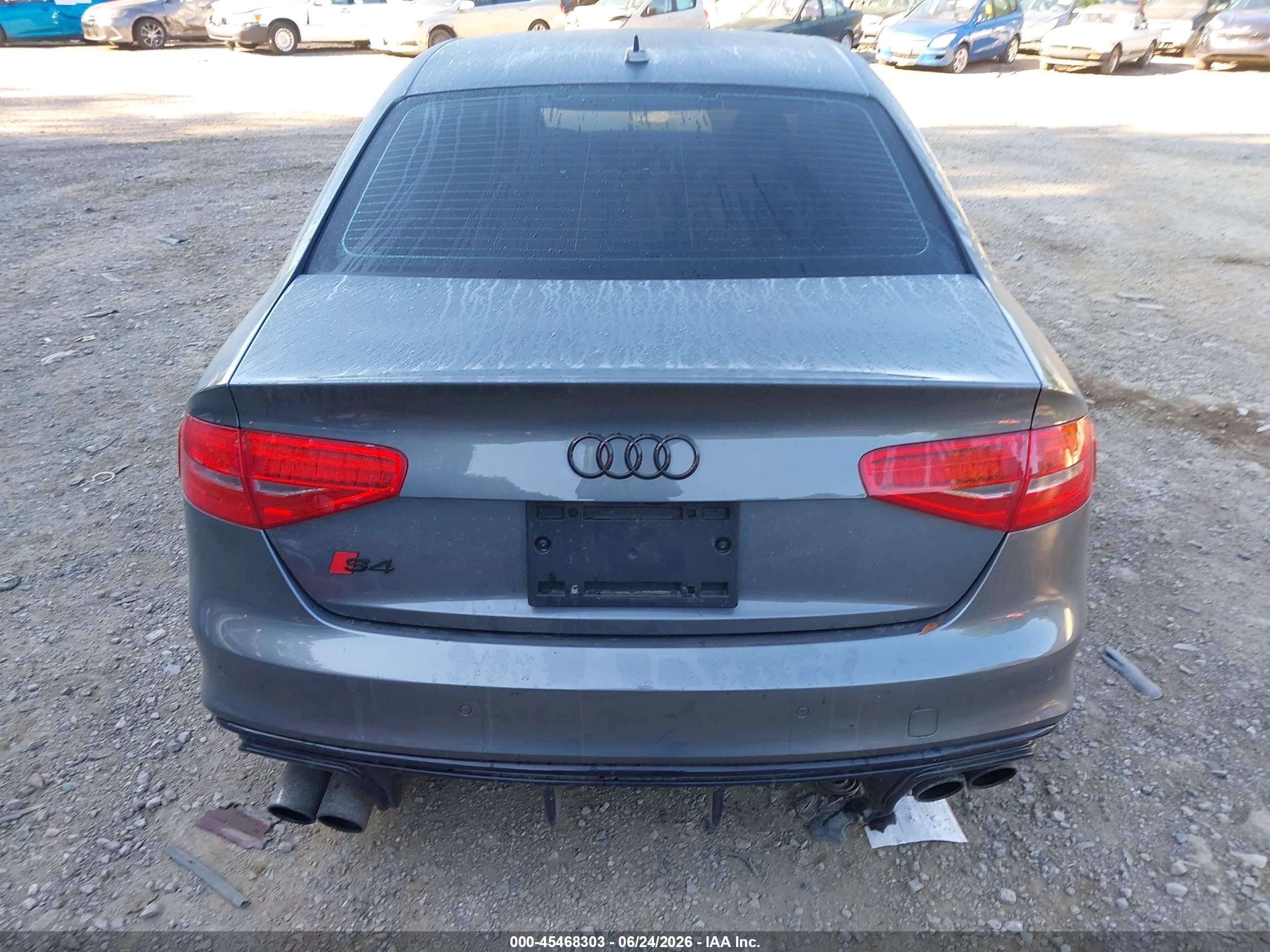 2013 Audi S4 3.0t Premium Plus Gray vin: WAUBGAFL3DA251829