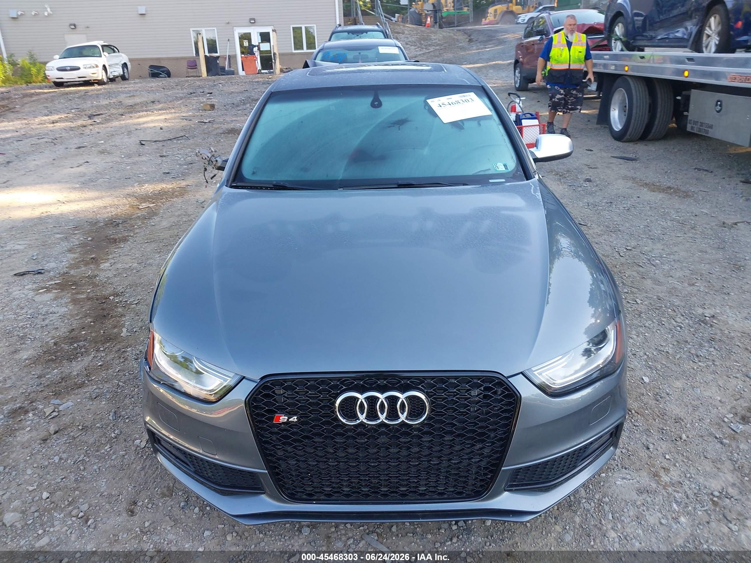 2013 Audi S4 3.0t Premium Plus Gray vin: WAUBGAFL3DA251829