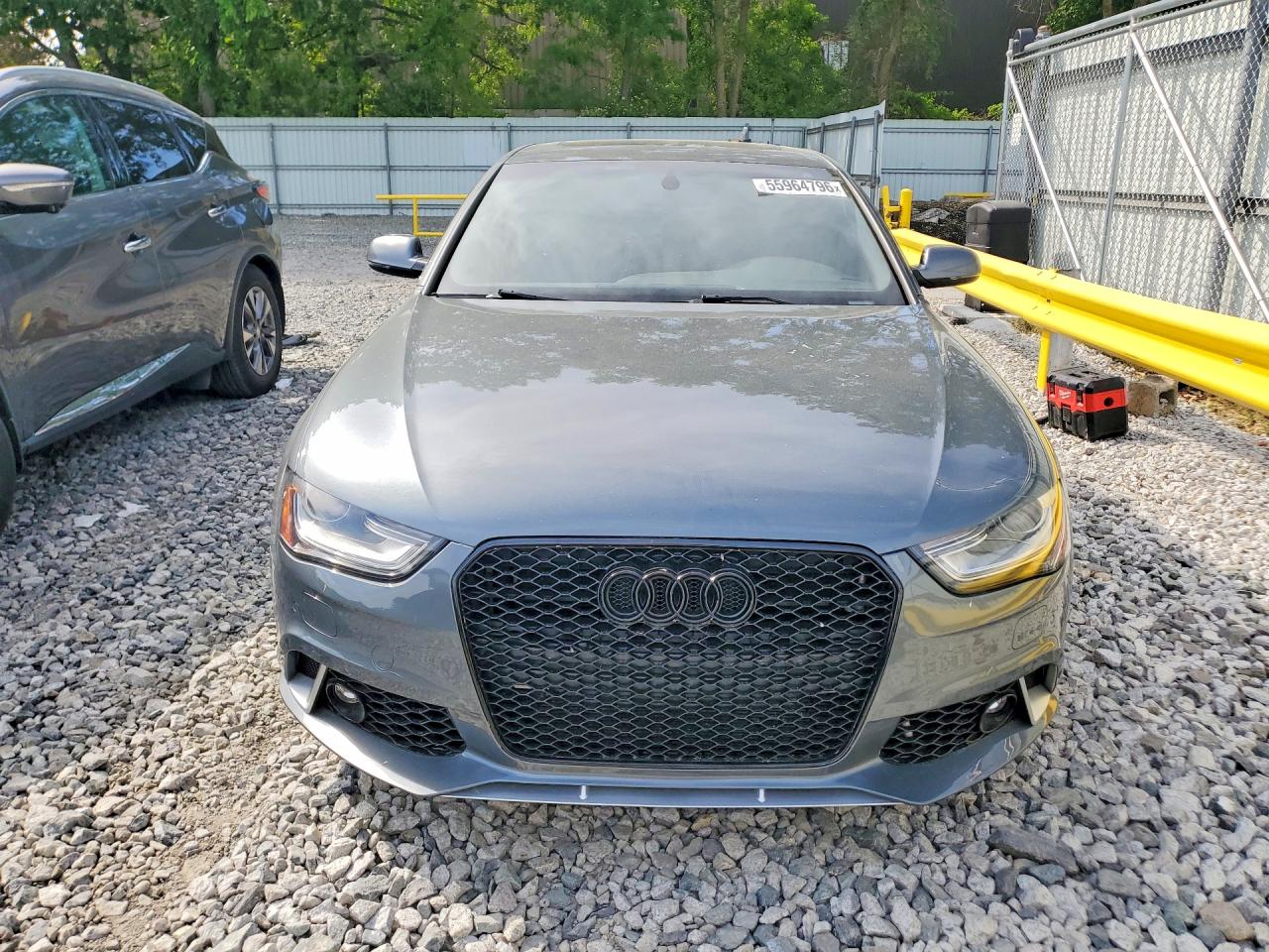 2014 Audi S4 Premium Plus Gray vin: WAUBGAFL3EA038266