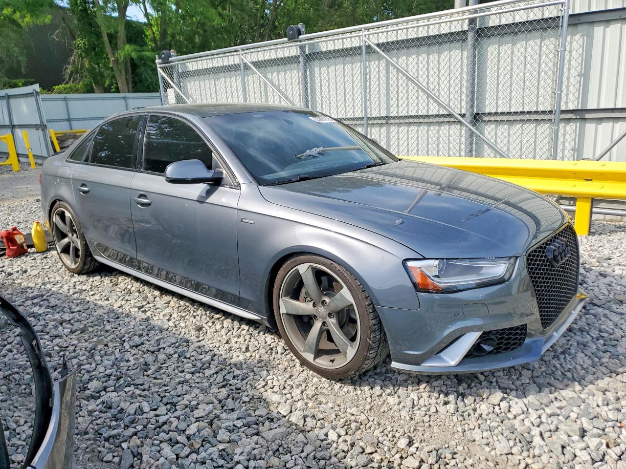 2014 Audi S4 Premium Plus Gray vin: WAUBGAFL3EA038266