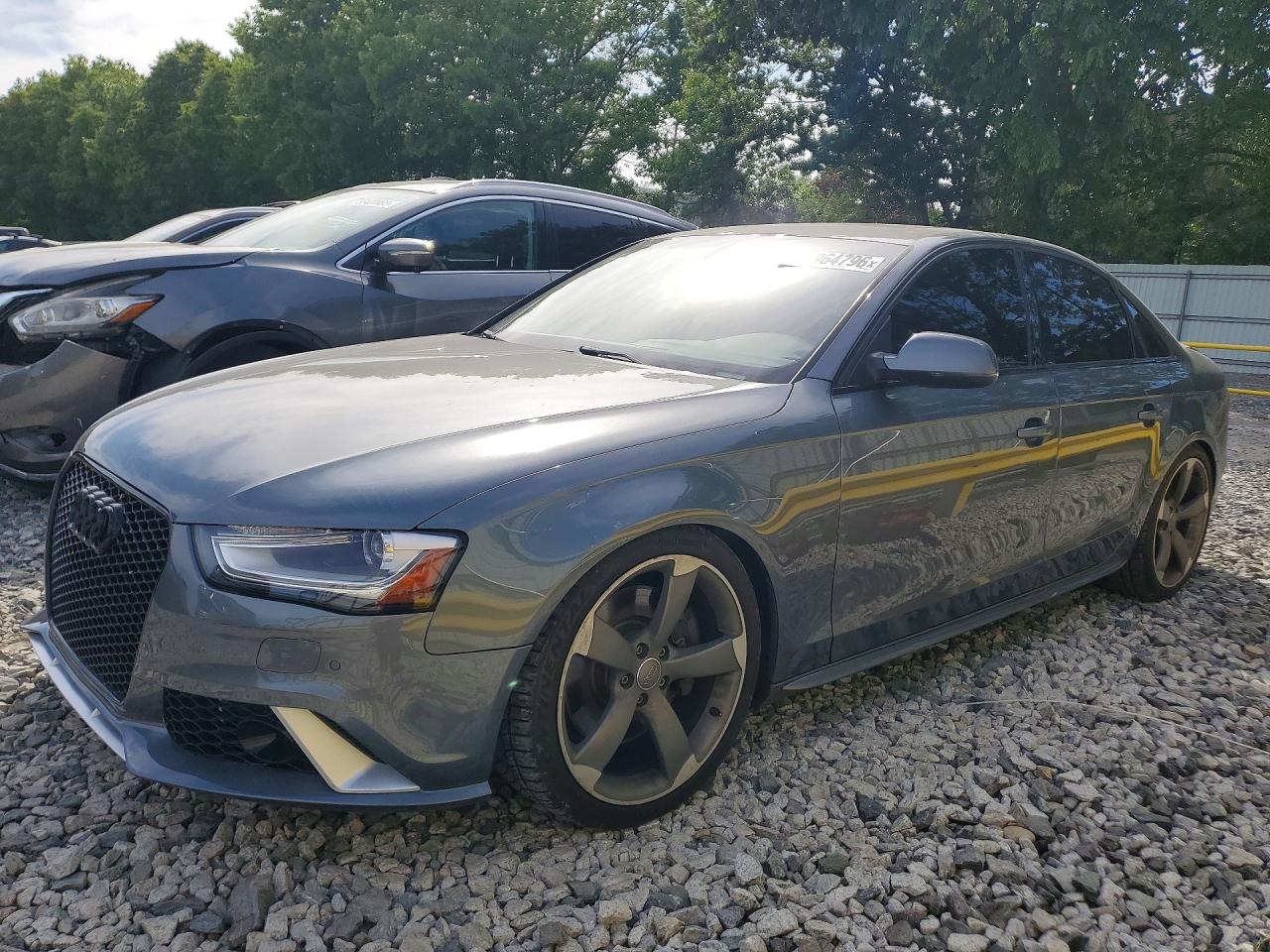 2014 Audi S4 Premium Plus Gray vin: WAUBGAFL3EA038266